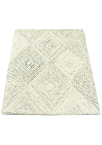 morgenland Wollteppich »Gabbeh Teppich handgetuftet beige«, rechteckig, 15 mm Höhe,... kaufen