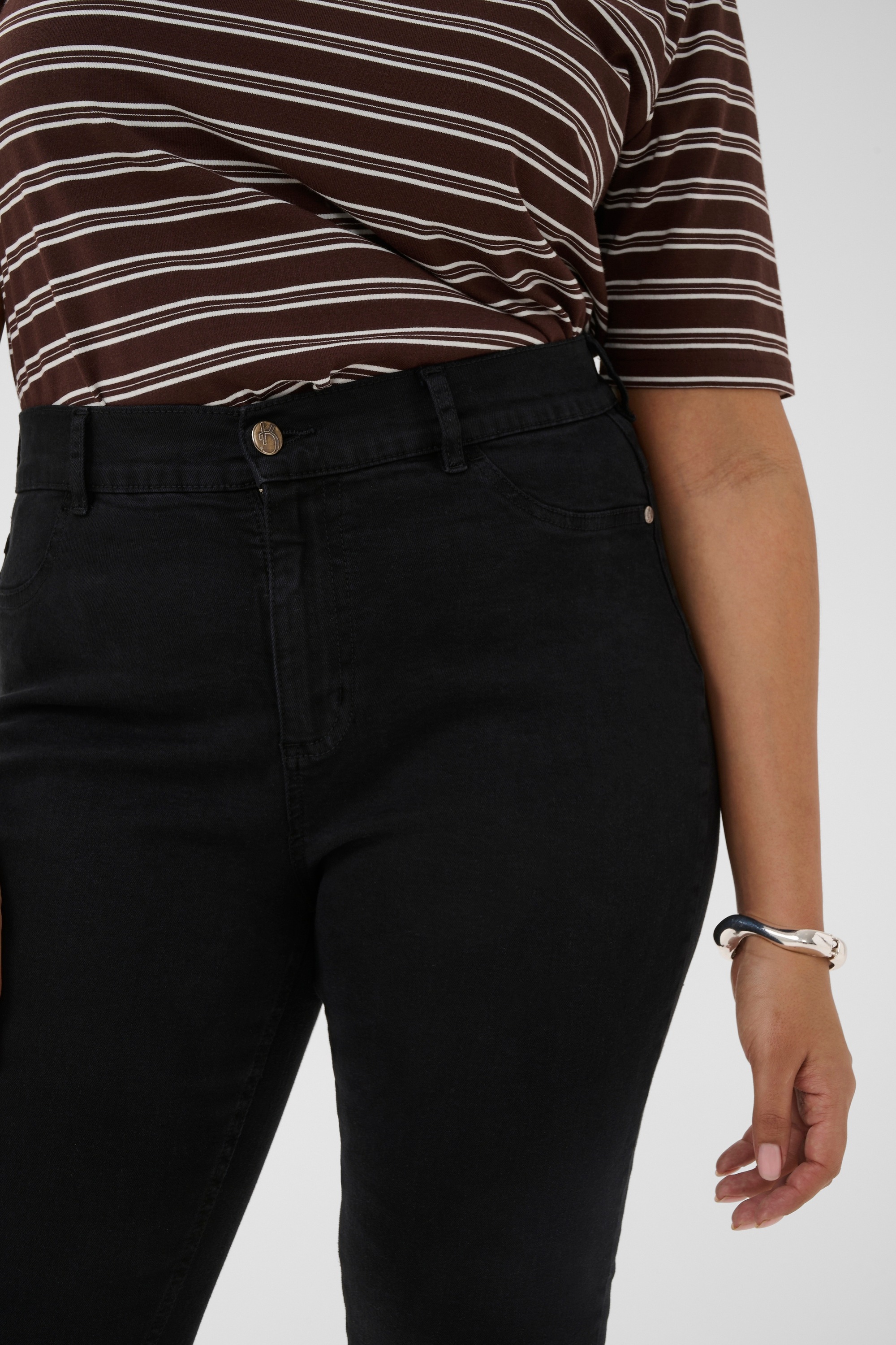 KAFFE Curve Regular-fit-Jeans »Damen Jeans KClaurina«