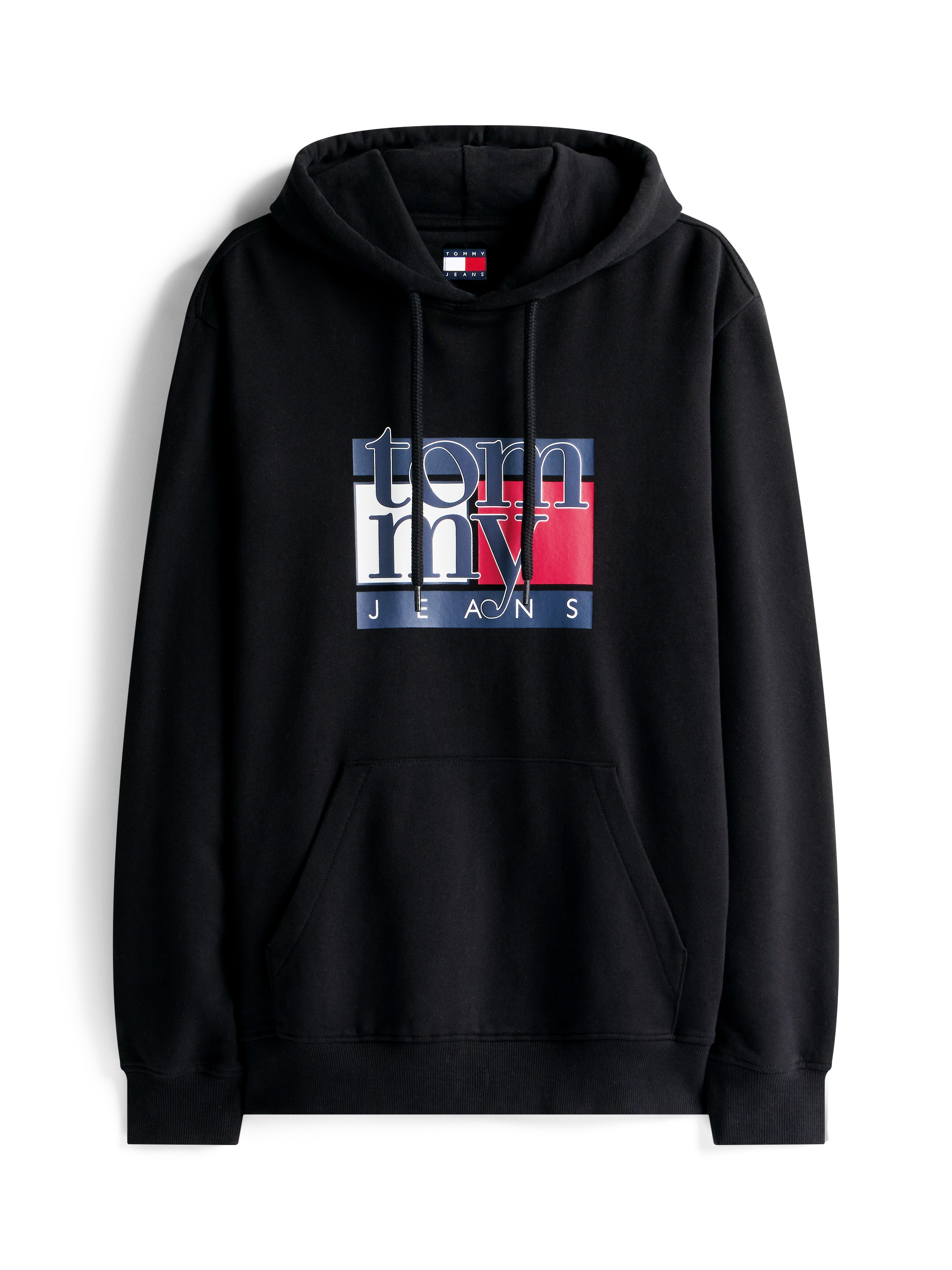 Tommy Jeans Hoodie »TJM RWB FLAG«, Regular Fit, Sweatshirt, mehrfarbiger Print