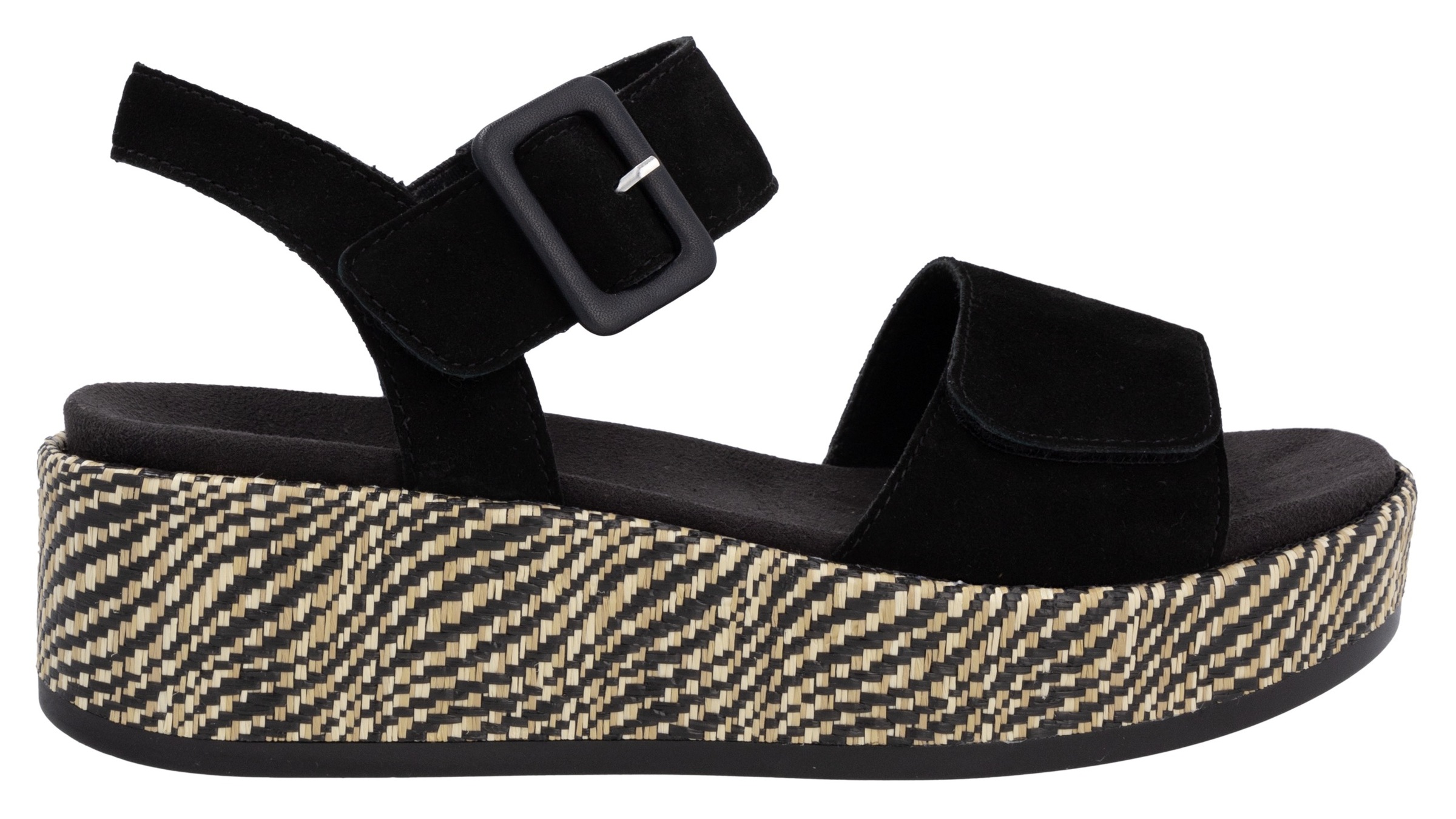 Remonte Sandalette »Elisabeth Hurley-Collection«, Keilabsatz, Sommerschuh, Riemchensandale mit bezogenem Plateau
