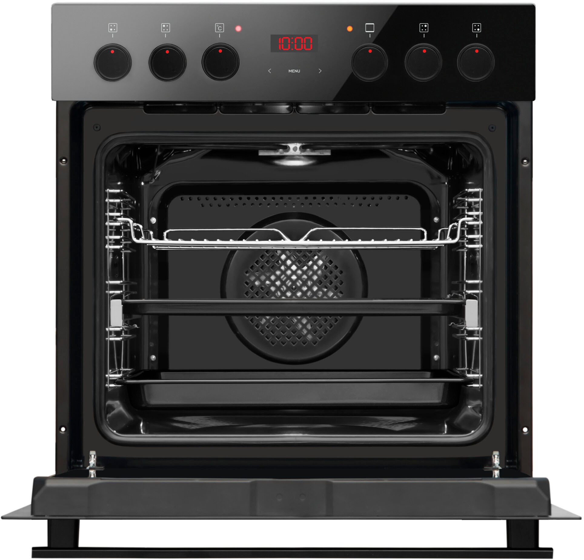 Amica Elektro-Herd-Set Fusion Design »EHCX 933 200 S« mit 1-fach-Teleskopauszug Steam Clean Set, 1 Stk. tlg.