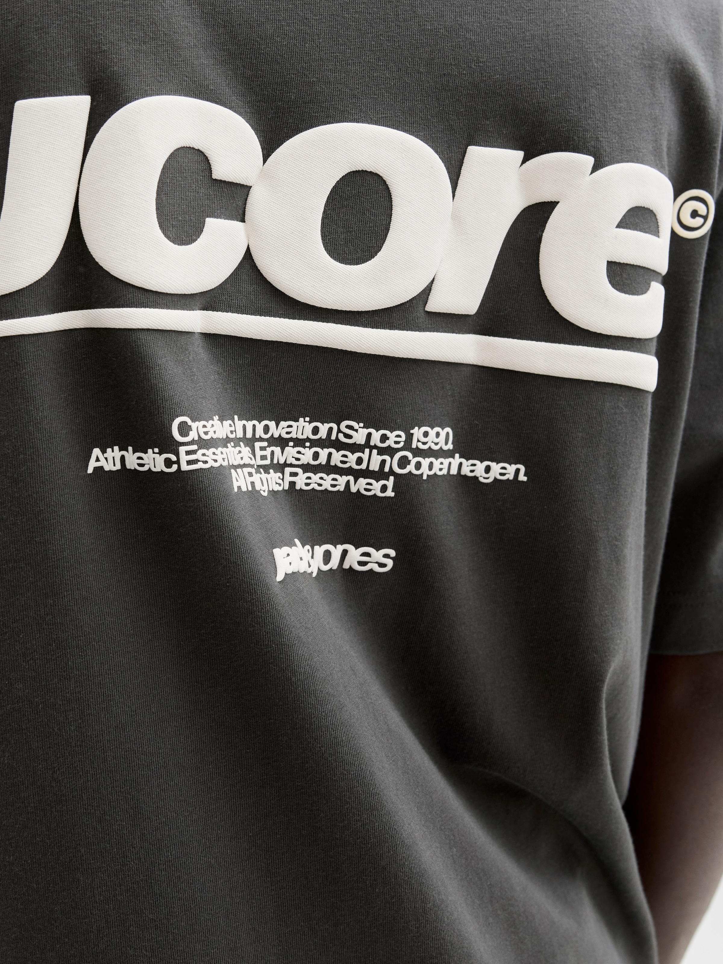Jack & Jones PlusSize T-Shirt »JCOCLUB BACK TEXT PRINT TEE SS CN PLS«