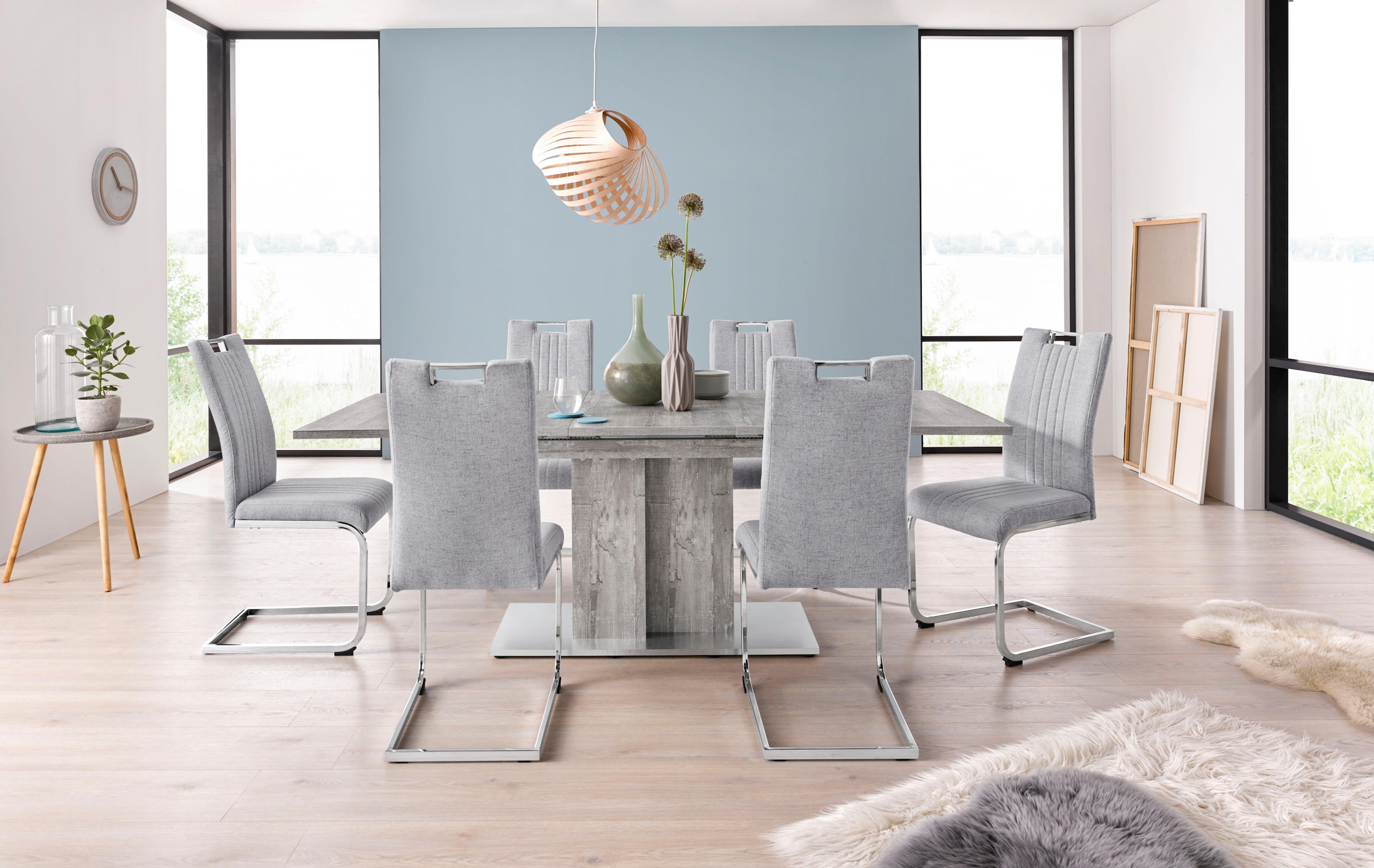 Home affaire Freischwinger, (Set), 2 St., Webstoff