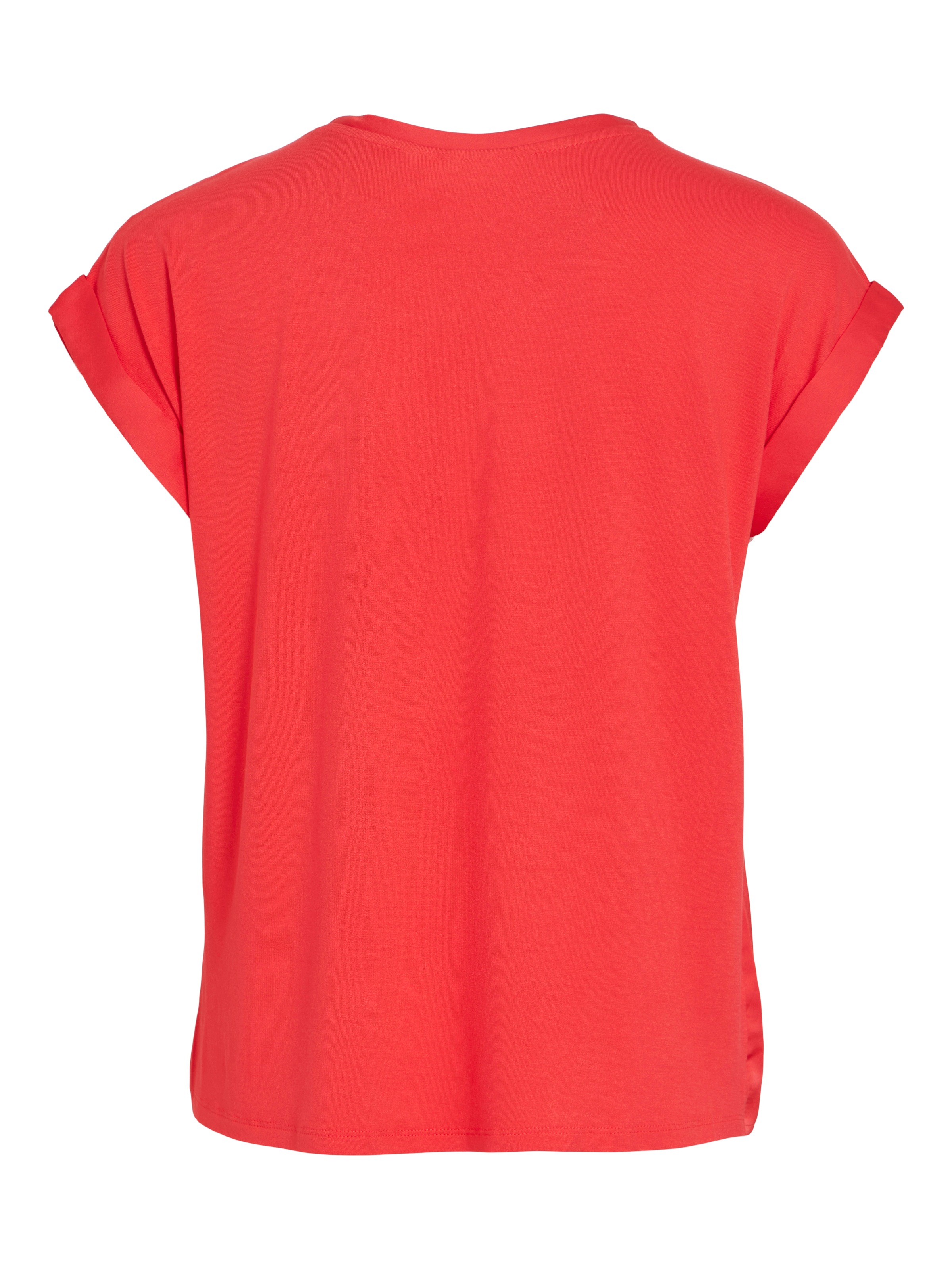 Vila Kurzarmshirt »VIELLETTE S/S SATIN TOP - NOOS« Kunstfaser, regular fit