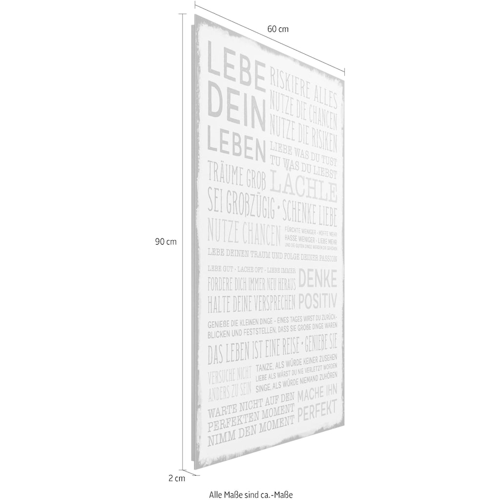 Reinders! Deco-Panel »Denke positiv«