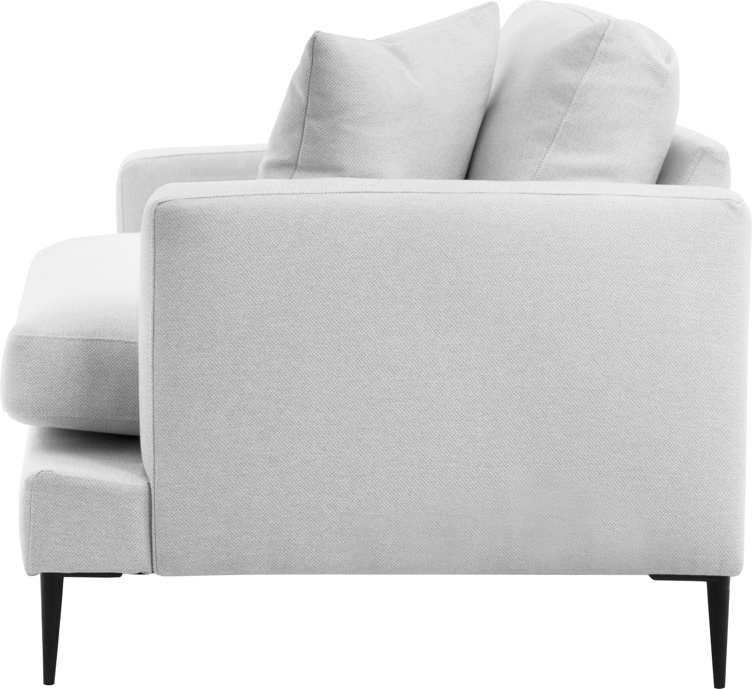 Leonique Sessel »Cozy Loungesessel, Designersessel, Maße B/T/H: 91/97/80 cm«, mit Metallbeinen und Zierkissen