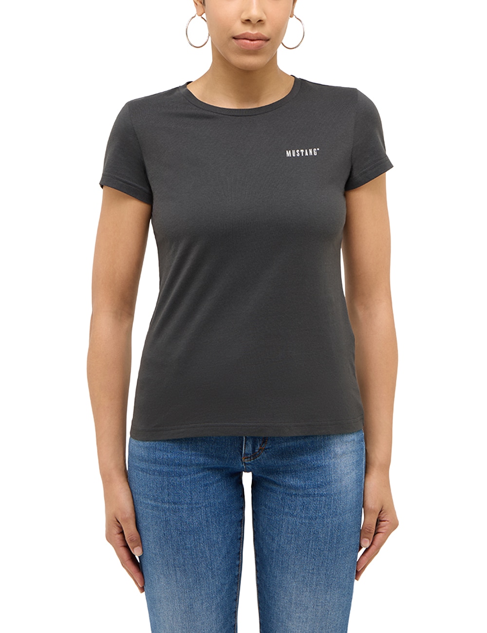 MUSTANG Kurzarmshirt »Damen Style Loa«