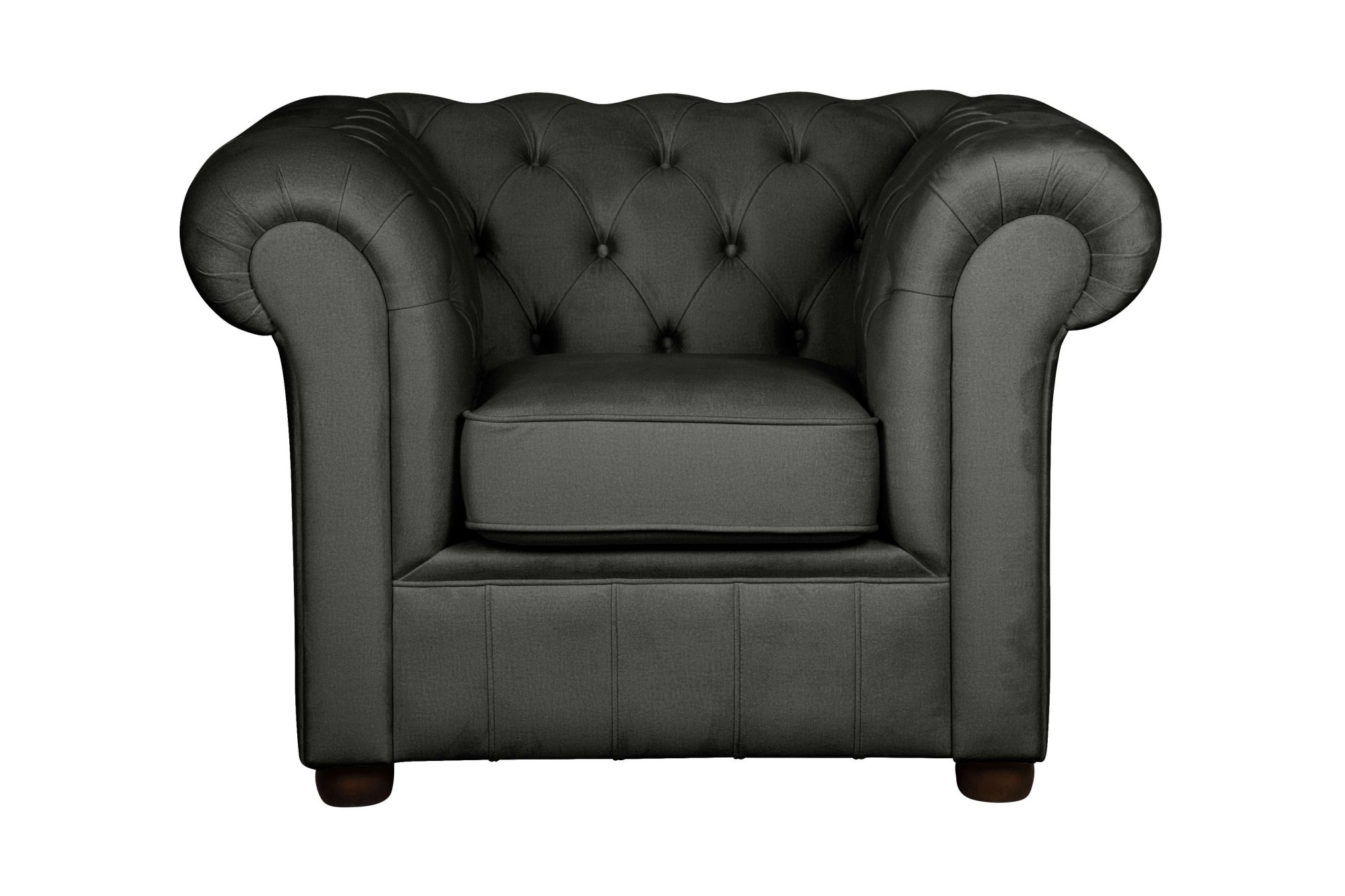 Home affaire Sessel »CHARENTE, Chesterfield, Wellenfederung, Maße B/T/H: 105/89/74 cm«, mit edler Knopfheftung und typischen Armlehnen