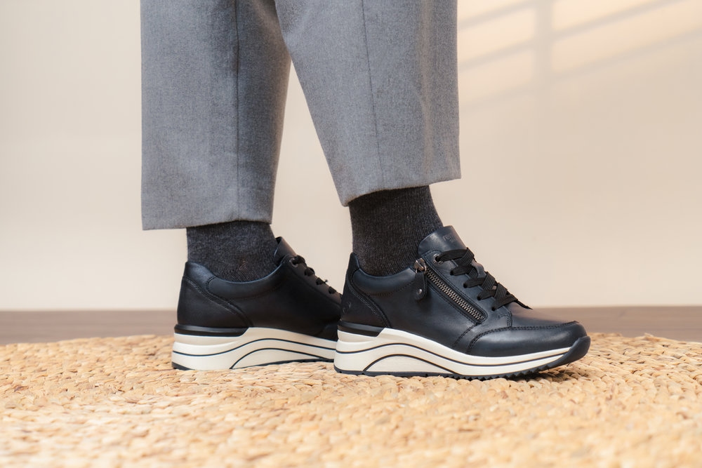 Remonte Keilsneaker  , Freizeitschuh, Halbschuh, Schnürschuh mit Rieker TEX-Membran