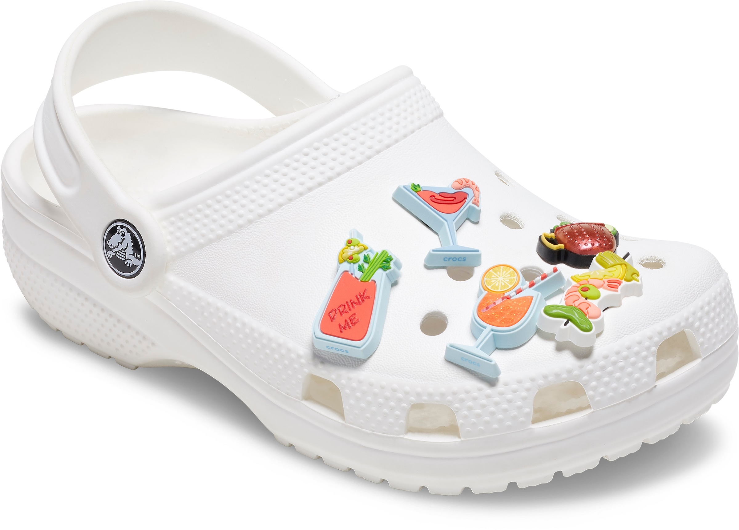 Crocs Schuhanstecker »Jibbitz™ Happy Hour«, (Set, 5 tlg., Kein Spielzeug. Nicht für Kinder unter 3 Jahren geeignet), Charm, Anstecker für Crocs Schuhe