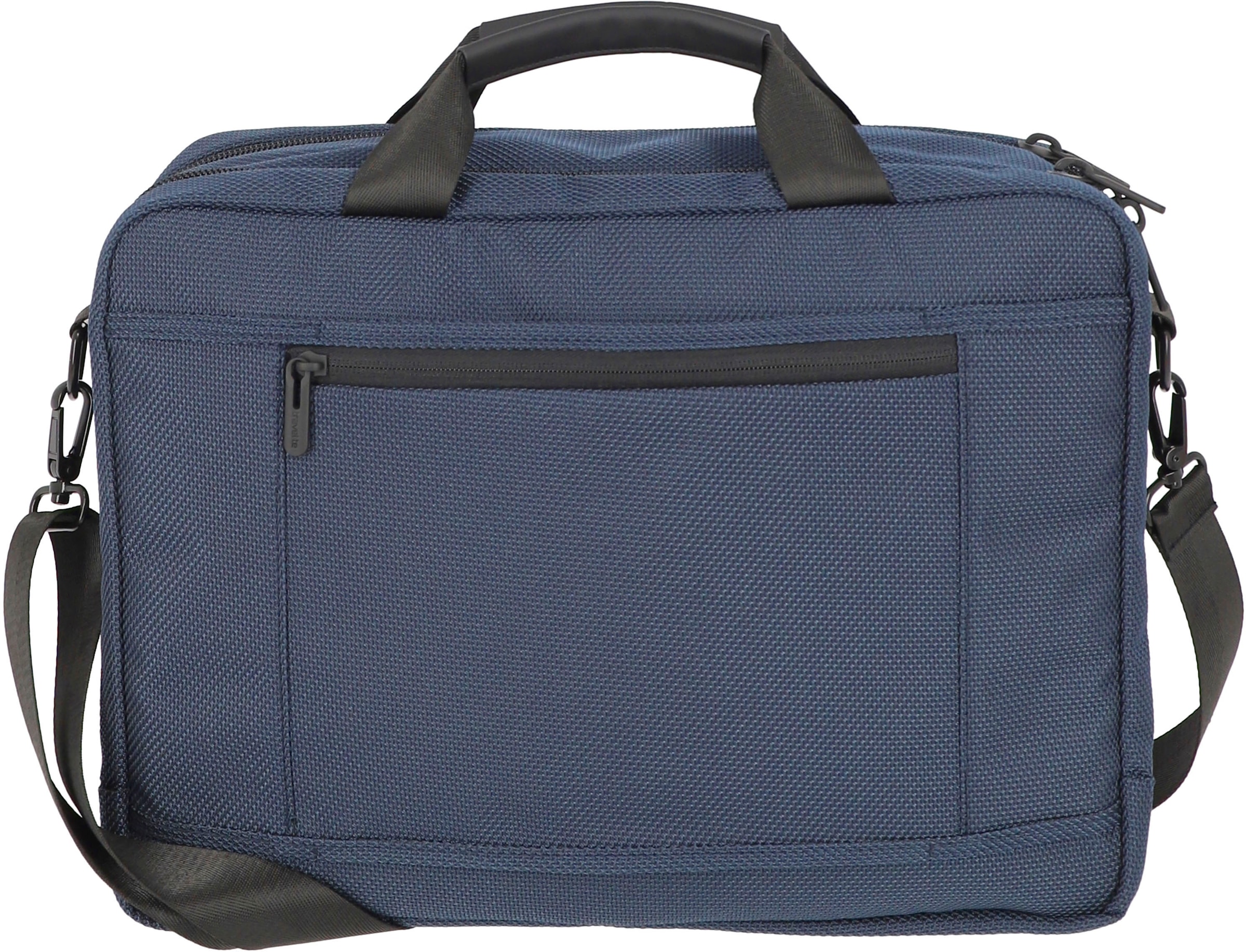 travelite Laptoptasche »Meet, marine«, Arbeitstasche mit 15,6-Zoll Laptopfach und Trolley-Aufsteck-System