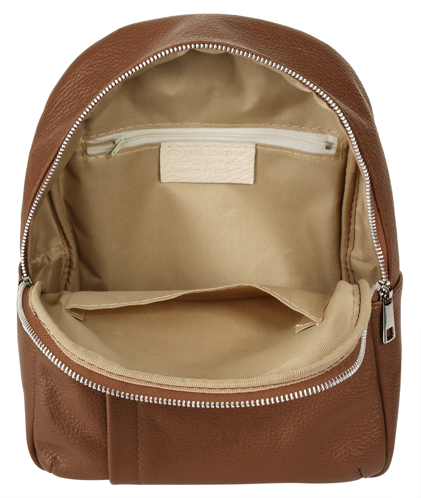 Samantha Look Cityrucksack, Echt Leder, Made in Italy