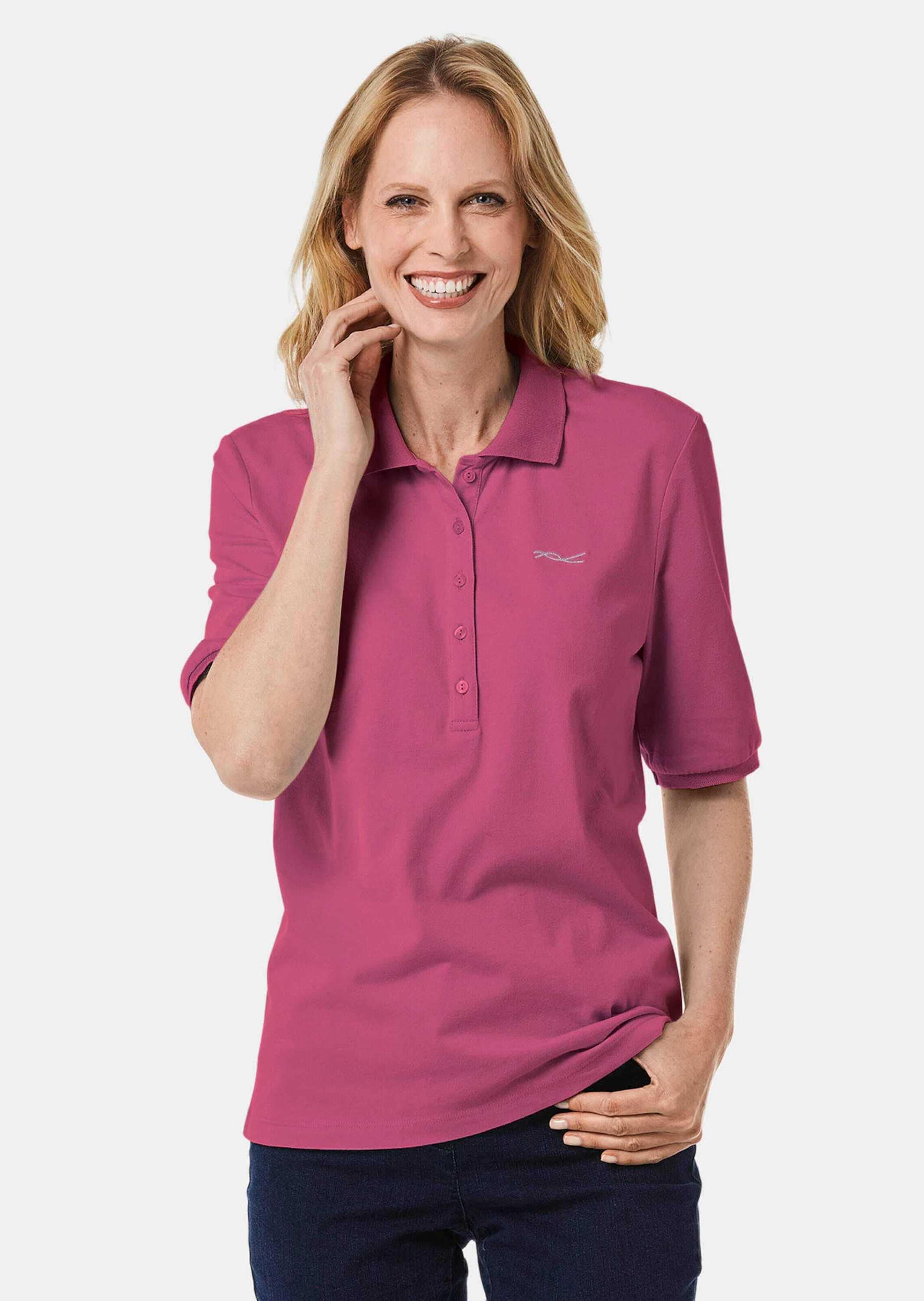 GOLDNER Poloshirt »Poloshirt Poloshirt in hochwertiger Pikee-Qualität«