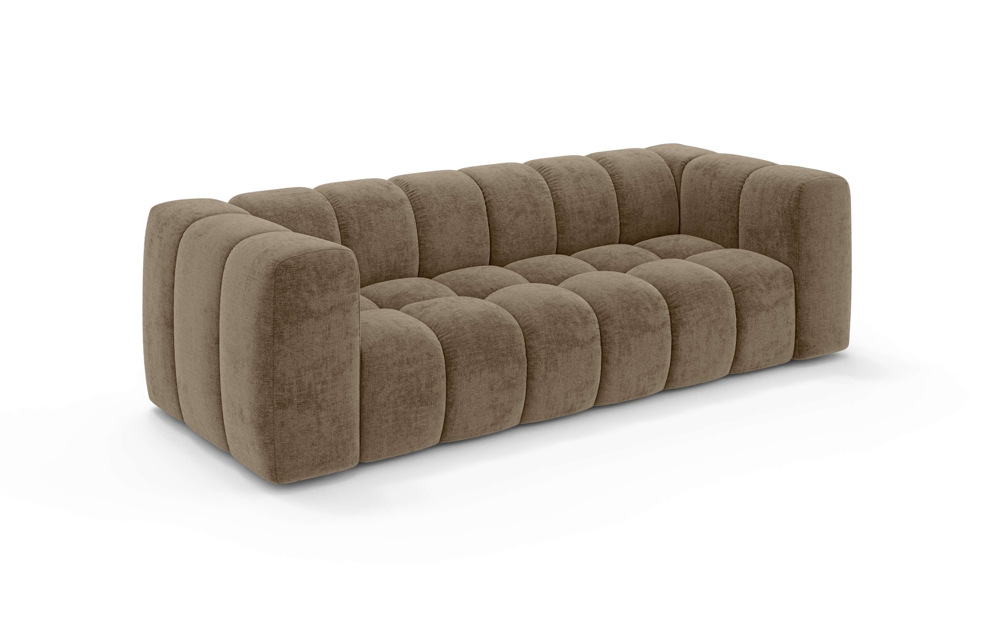 homsy by Ana Johnson Big-Sofa »»L« BOUBELLE Design-Sofa mit Steppung, Bubble-Optik, Breite 246 cm« 4-Sitzer mit Wellenunterfederung, L Sitztiefe 63 cm