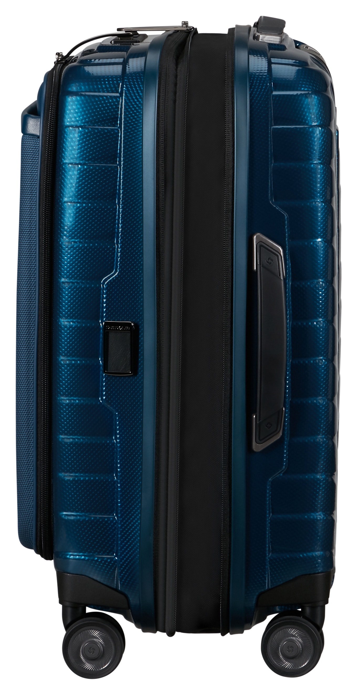 Samsonite Hartschalen-Trolley »PROXIS 55 EXP easy access«, 4 Rollen, Handgepäck Hartschalenkoffer Volumenerweiterung Laptopfach