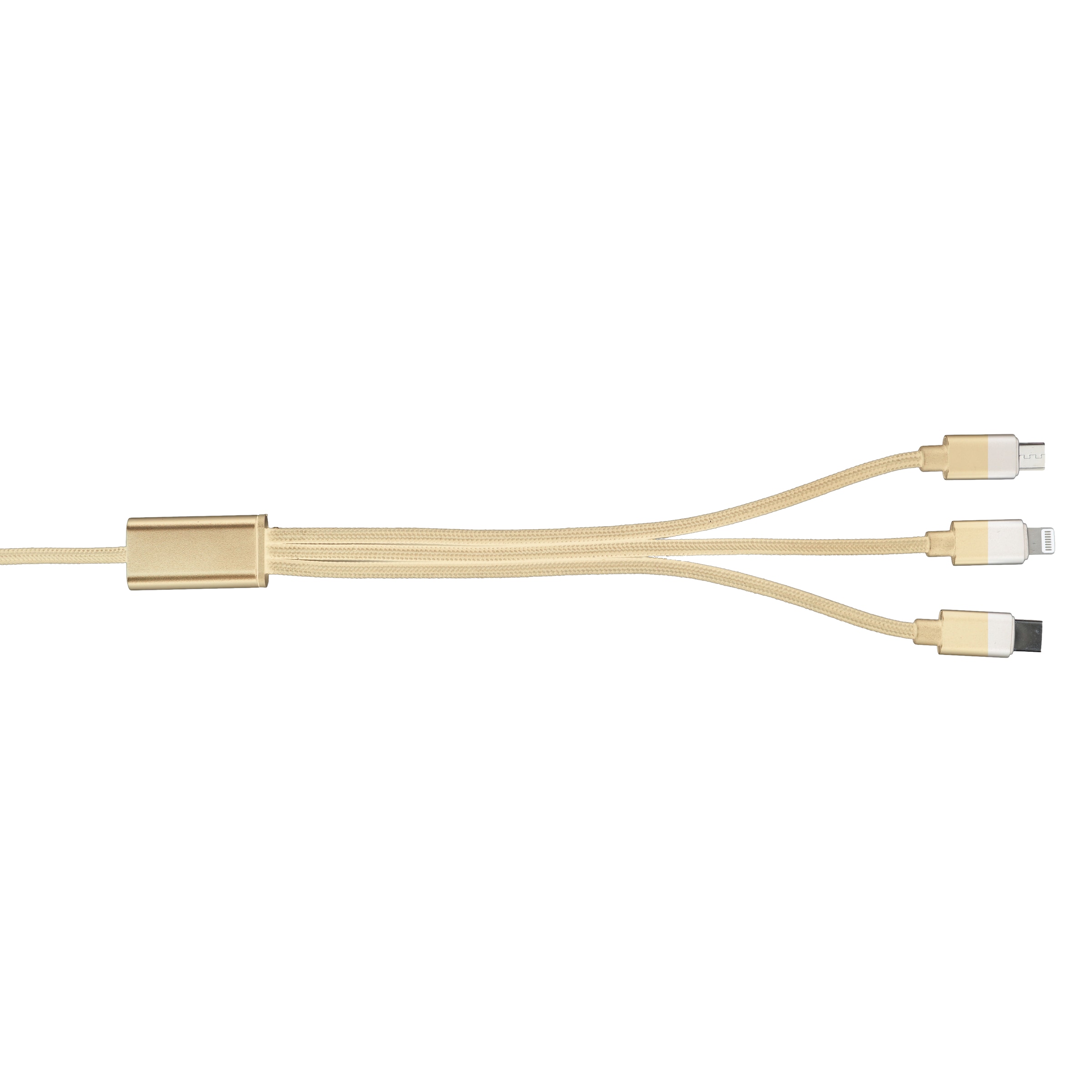 be cool USB-Kabel »Ladekabel 3in1«, Lightning-Micro-USB-USB Typ C, USB Typ A, 100 cm