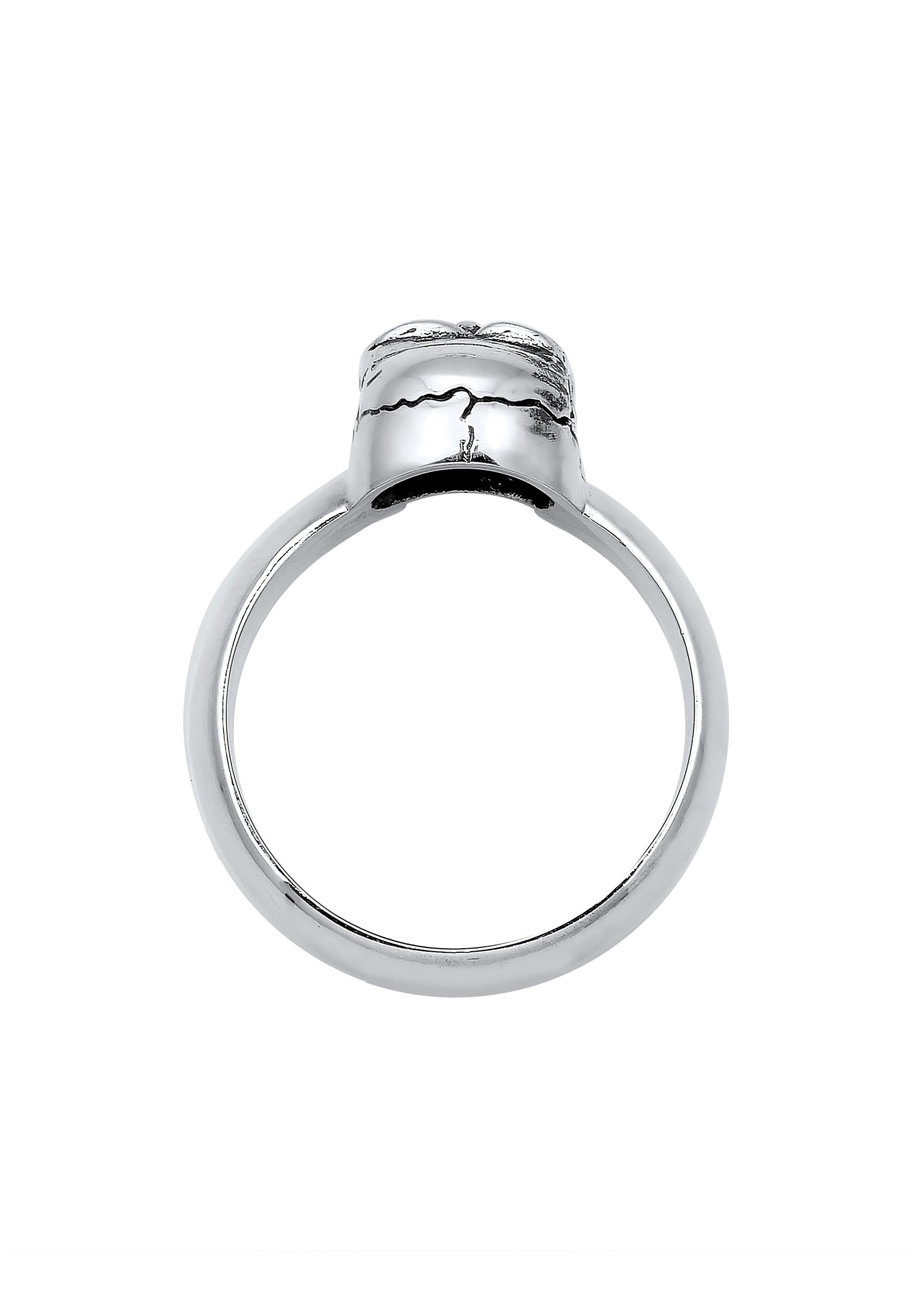 Kuzzoi Siegelring »Ring Herren Siegelring Totenkopf 925er Silber«