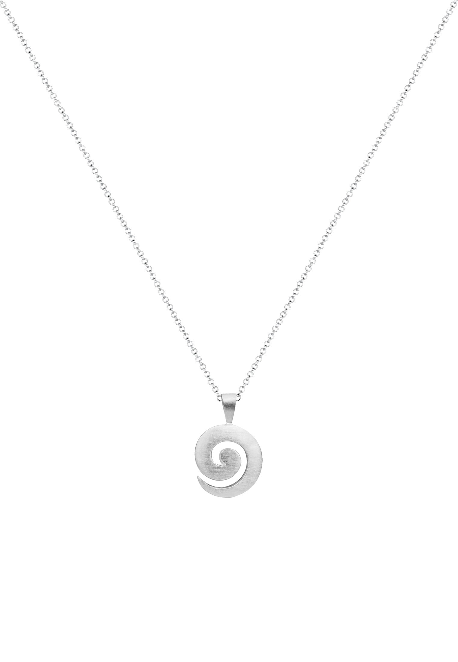Nenalina Lange Kette »Halskette Spirale Basic Geo Erbskette Lang 925 Silber«