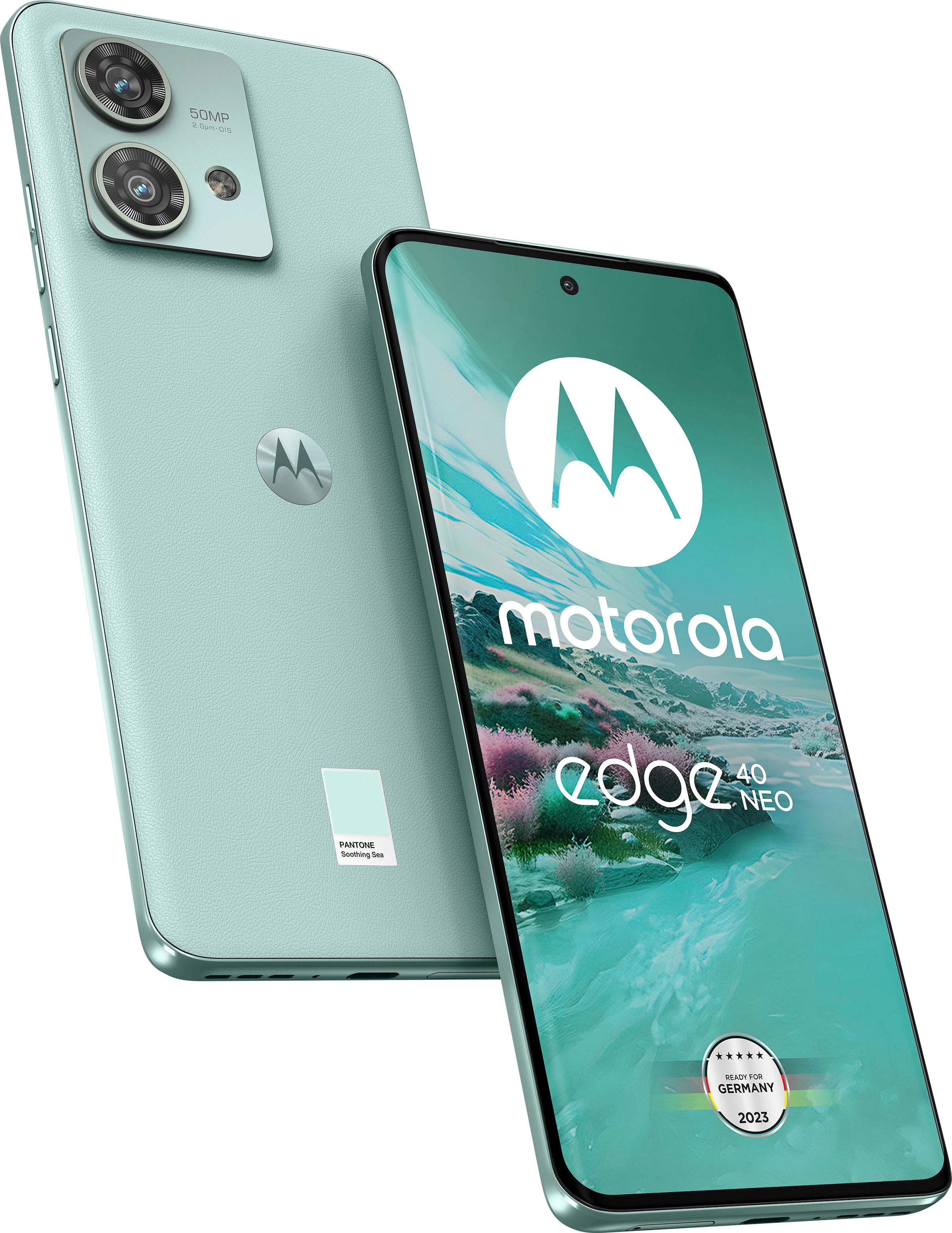 Motorola Smartphone »edge 3 50 40 Garantie UNIVERSAL 256 XXL Jahre Beauty, Zoll, MP 16,64 256 Kamera | ➥ GB«, Black neo, Speicherplatz, cm/6,55 GB