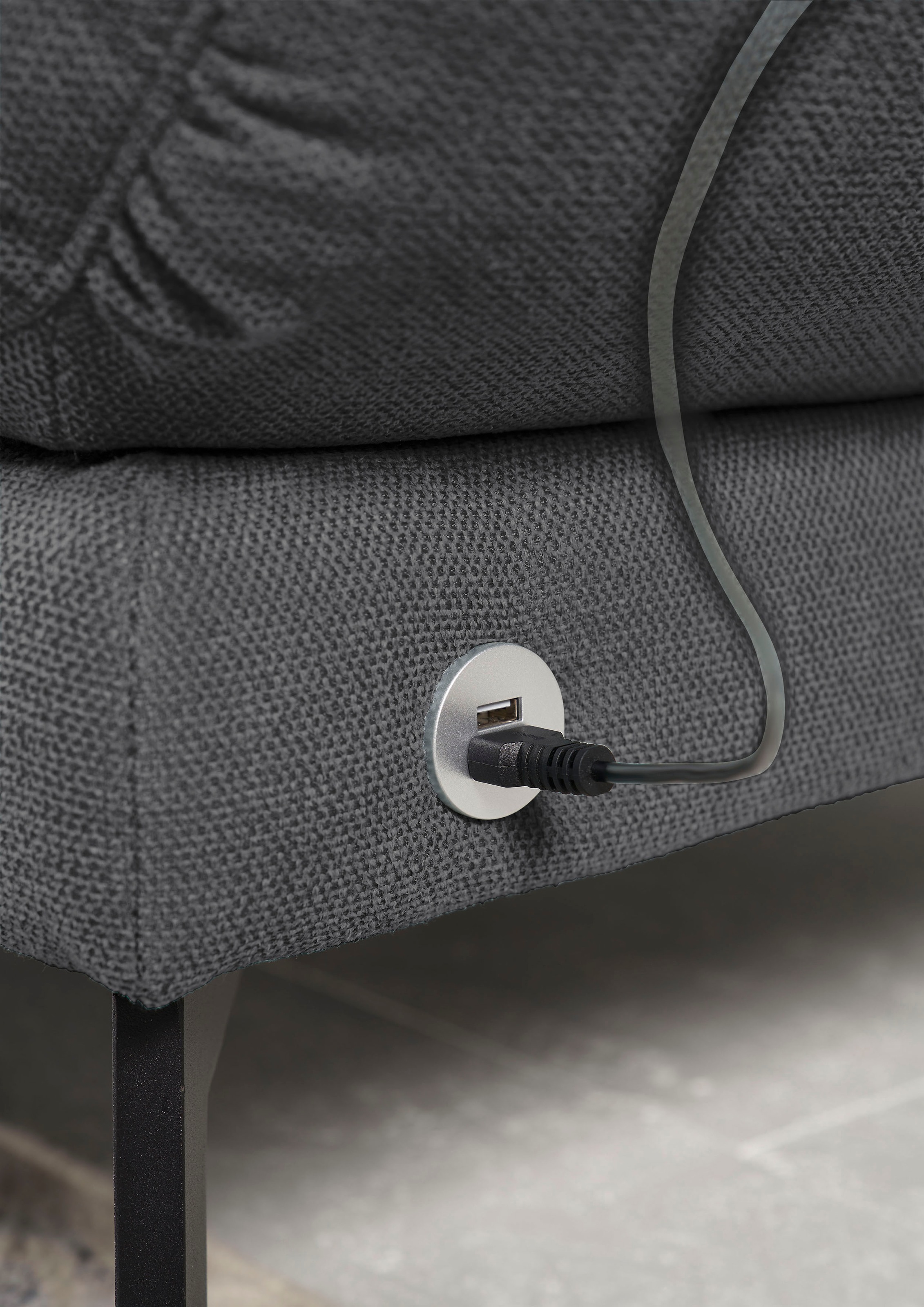 3C Candy Ecksofa »Kairo modernes Multifunktions-Sofa, bequem, L-Form«, inklusive Drehsitz, Armlehnen- und Rückenverstellung