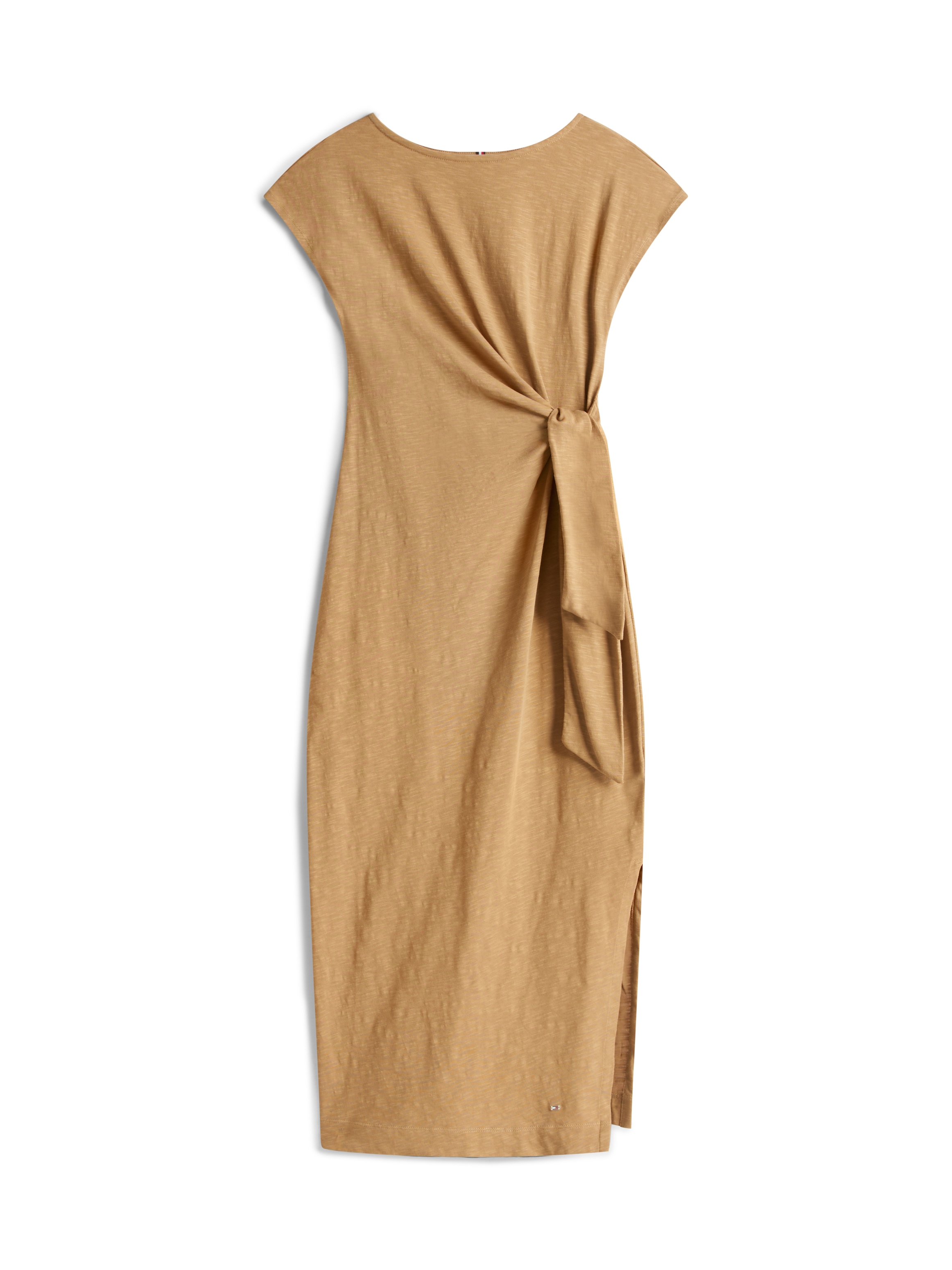 Tommy Hilfiger Midikleid »KNOT BOAT-NK MIDI DRESS SS«, mit Knotendetail