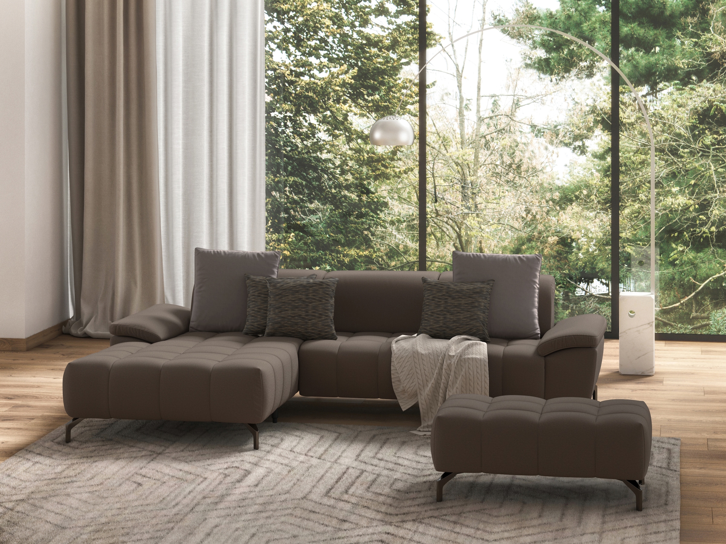 sit&more Hocker »Cool«, mit schwarzen Füßen