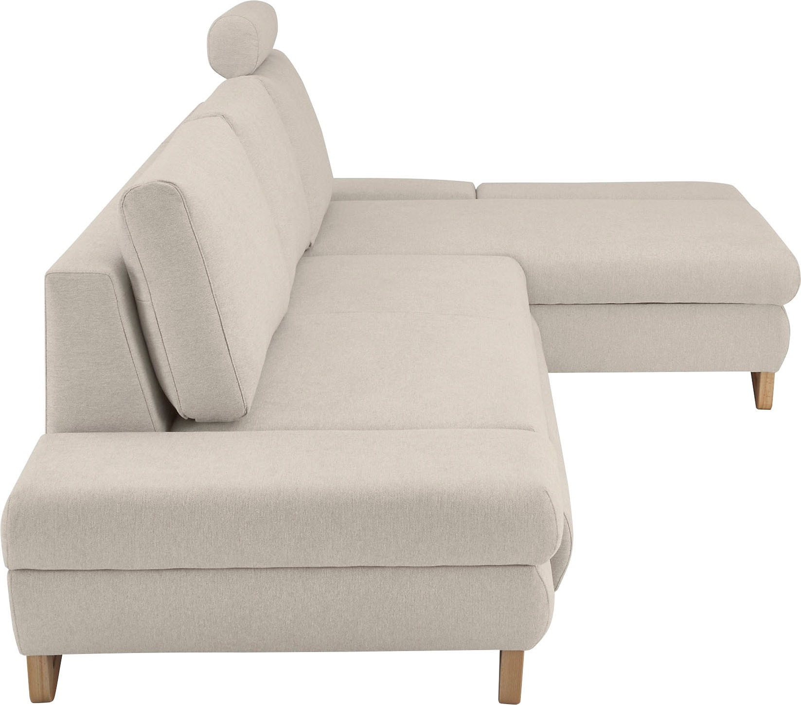 Home affaire Ecksofa »City/Giron, L-Form,« verstellbare Armlehnen mit Rasterfunktion