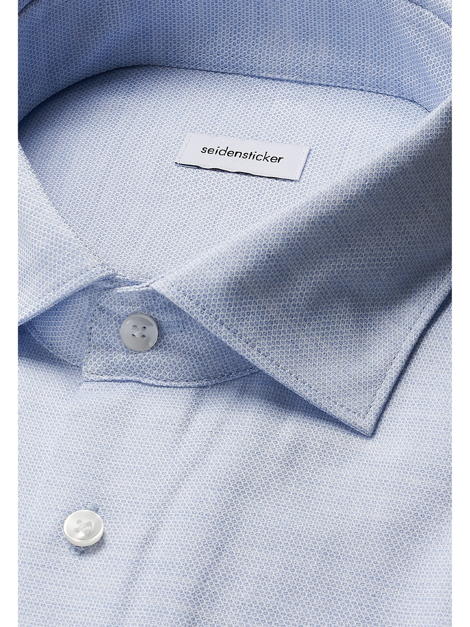 seidensticker Flanellhemd »Schwarze Rose« Comfort 1/1 Kentkragen Struktur