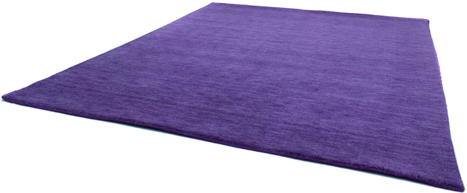 morgenland Wollteppich »Uni - Gabbeh Teppich - Softy«, rechteckig, 1,6 mm Höhe, Gabbeh Optik, Uni Farben, reine Wolle, sehr weicher Flor, Wohnzimmer