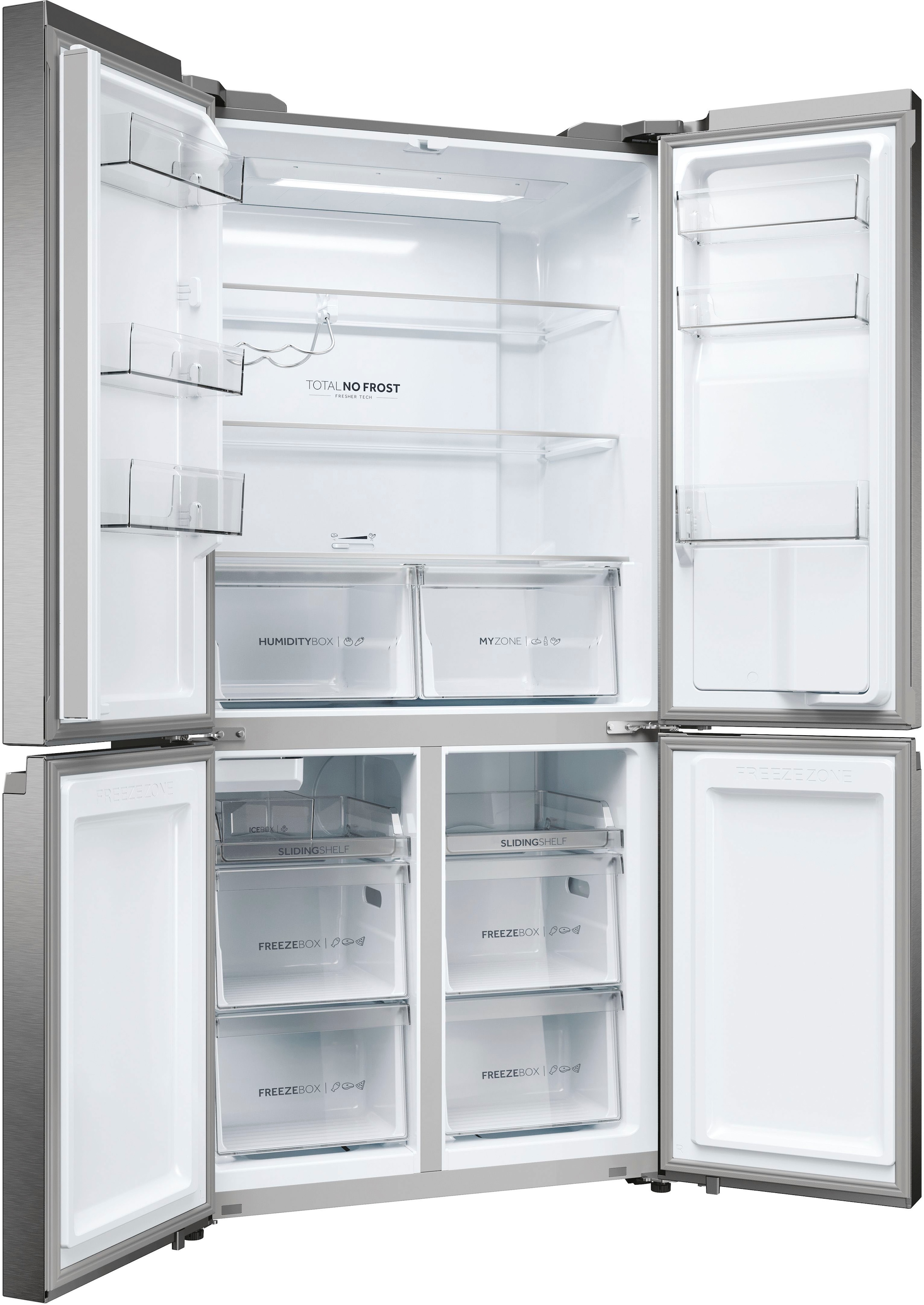 Haier Multi Door CUBE 90 SERIES 5 »HCR5919EHMP«, 190 cm hoch, 91 cm breit, Nutzinhalt: 525 Liter, Wasserdispenser