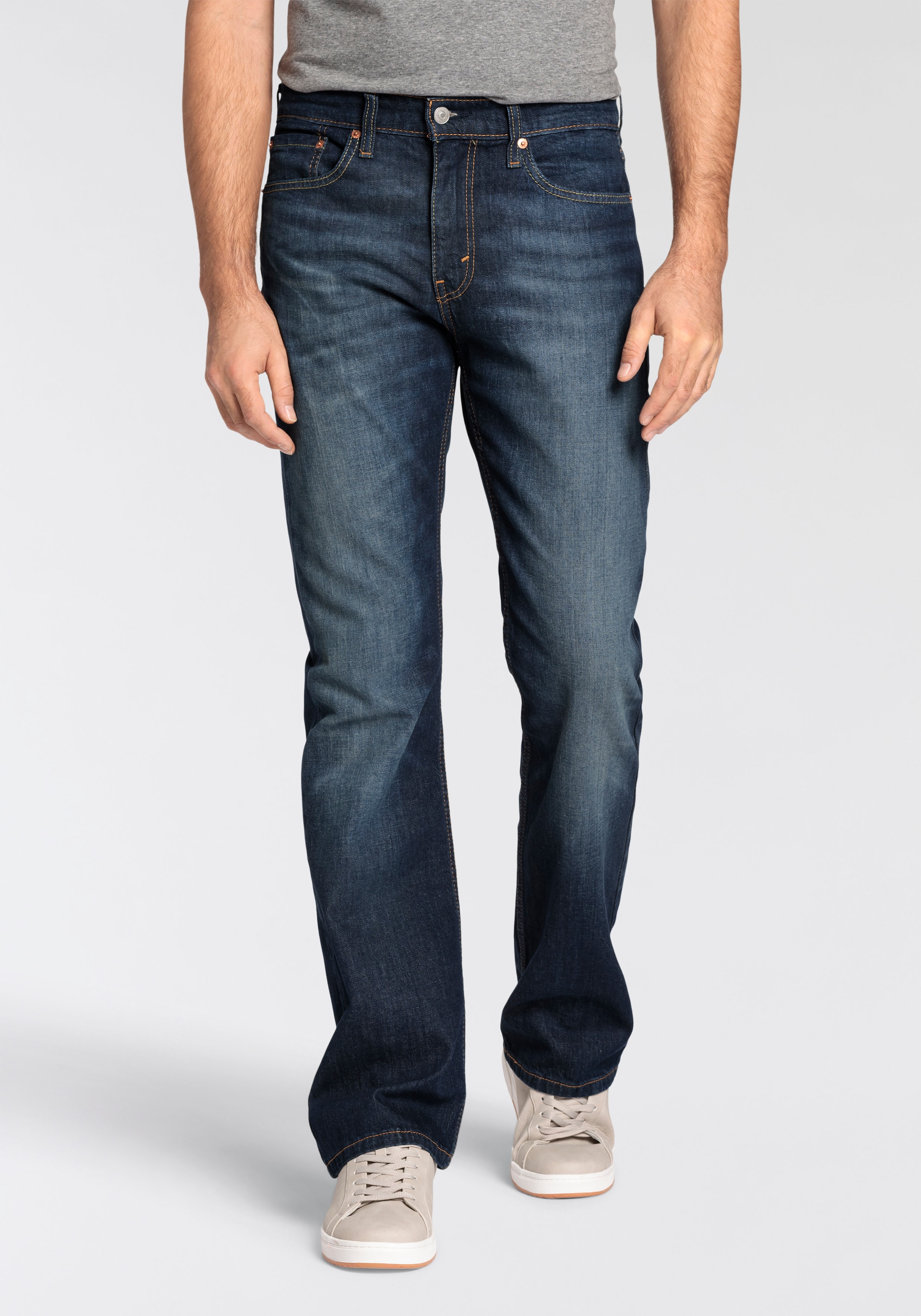 Levi's® Bootcut-Jeans »527 SLIM BOOT CUT«, in cleaner Waschung