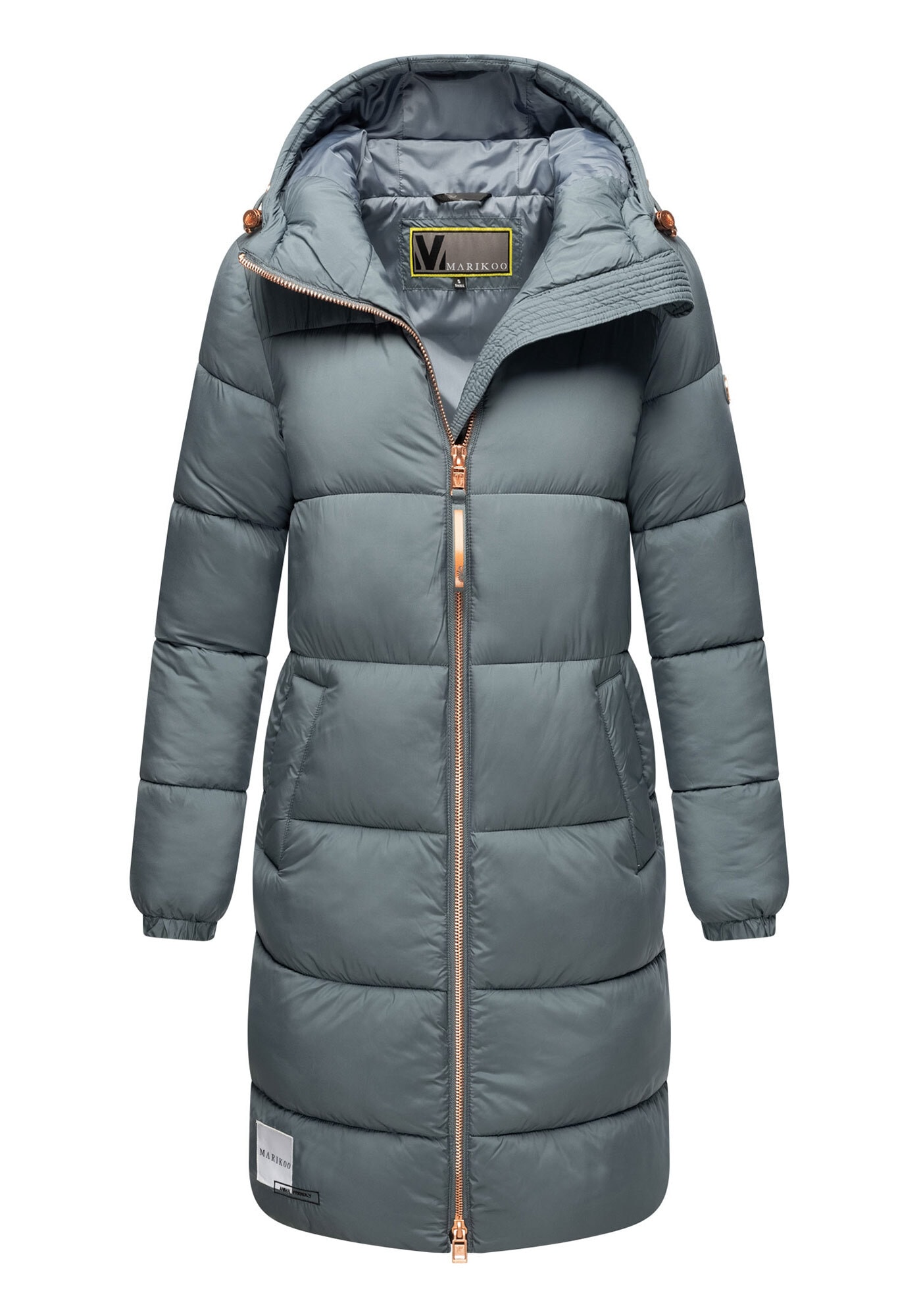 Marikoo Winterjacke »Marikoo Nomadiaa lange Damen Winterjacke N024«