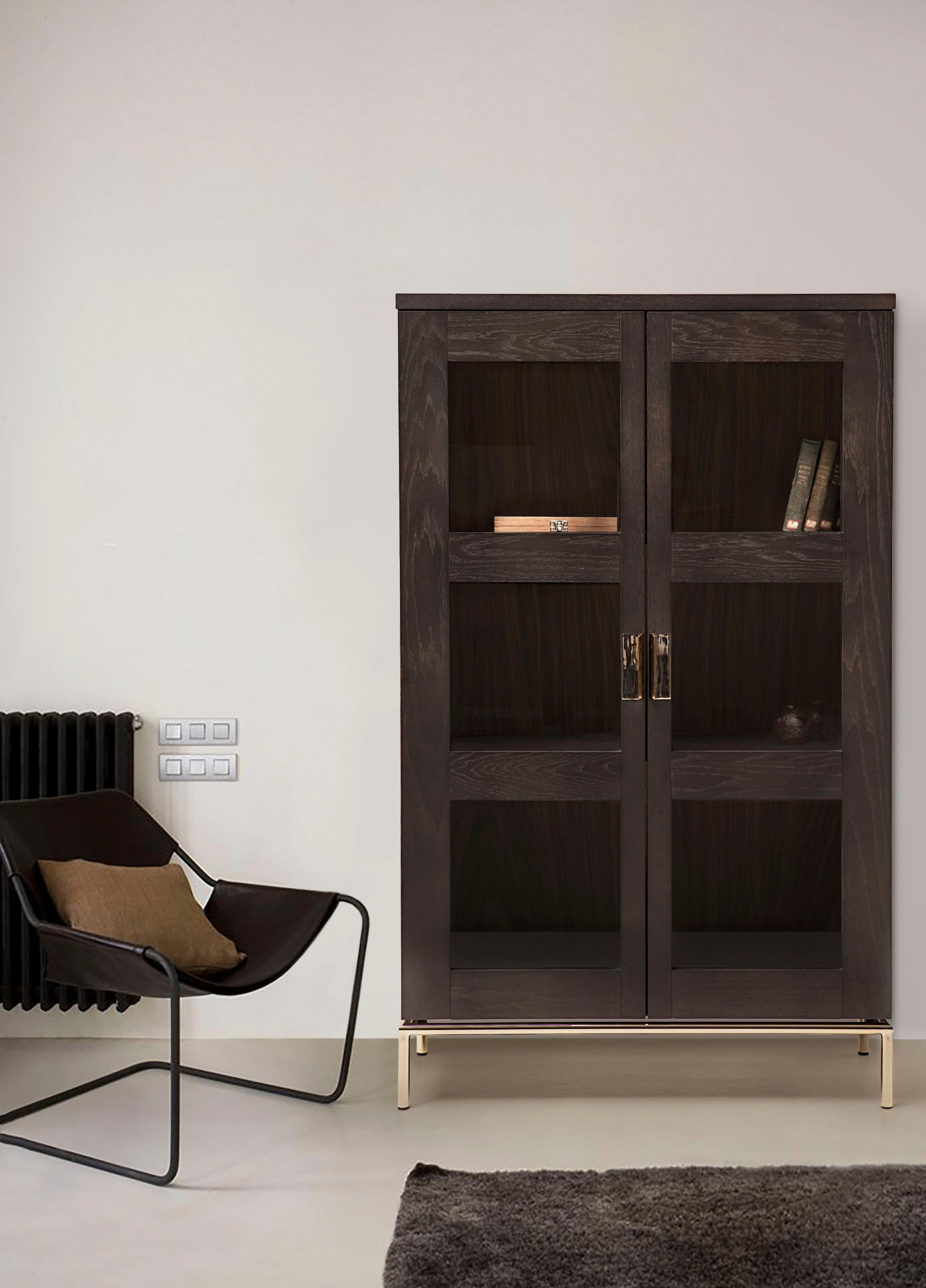 Woodman Vitrine »Parlan«, mit zwei Glastüren und Soft-Close-Funktion, Breite 148 cm