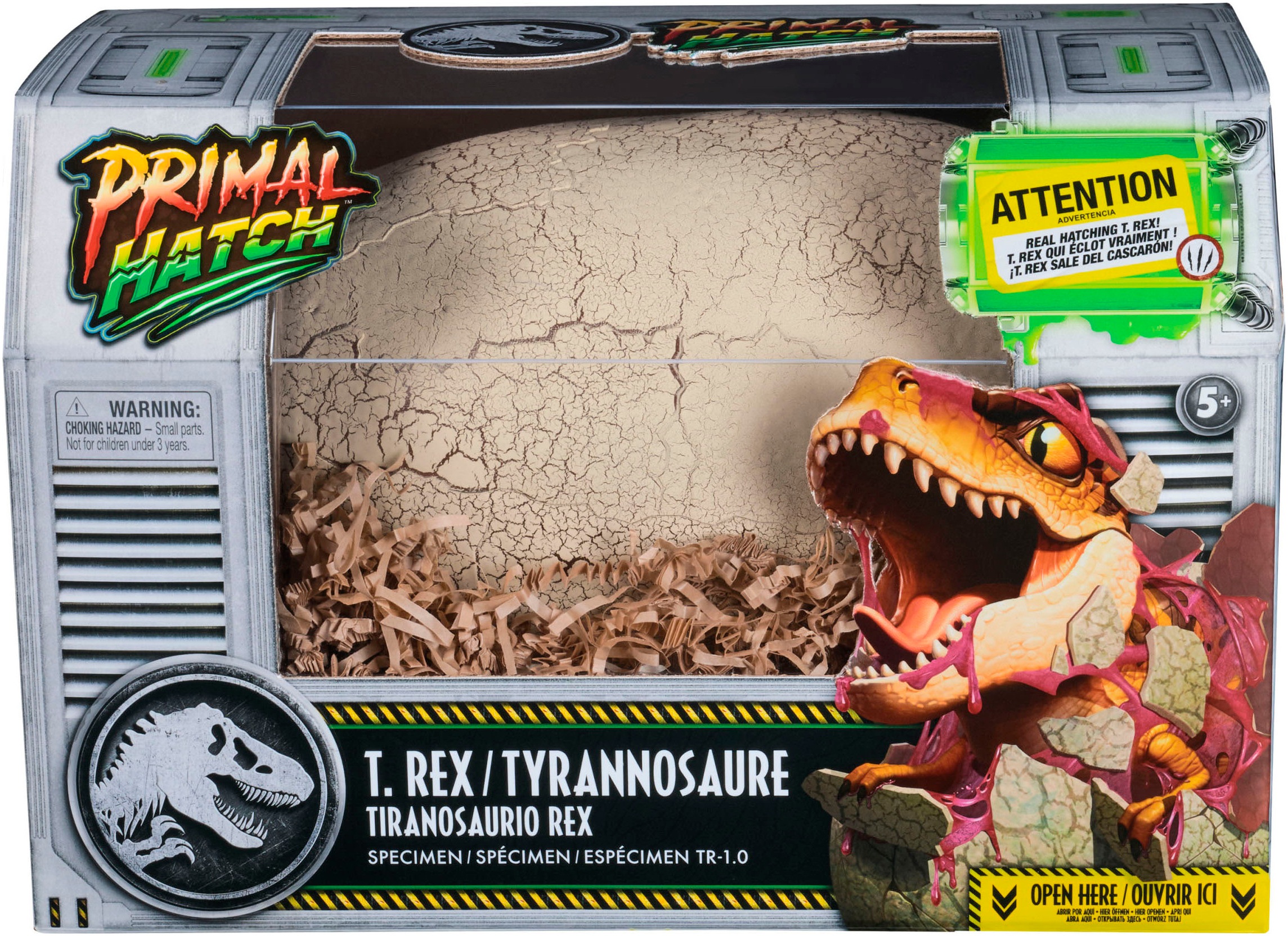 Spin Master Spielfigur »Primal Hatch - Interaktiver T-Rex im Ei« mit Licht und Sound