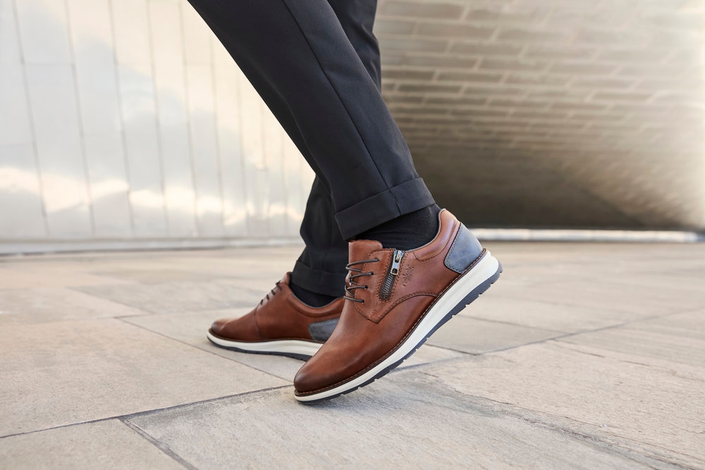 Rieker Schnürschuh  Festtagsschuh, Halbschuh, Business-Schnürer mit weicher Innensohle