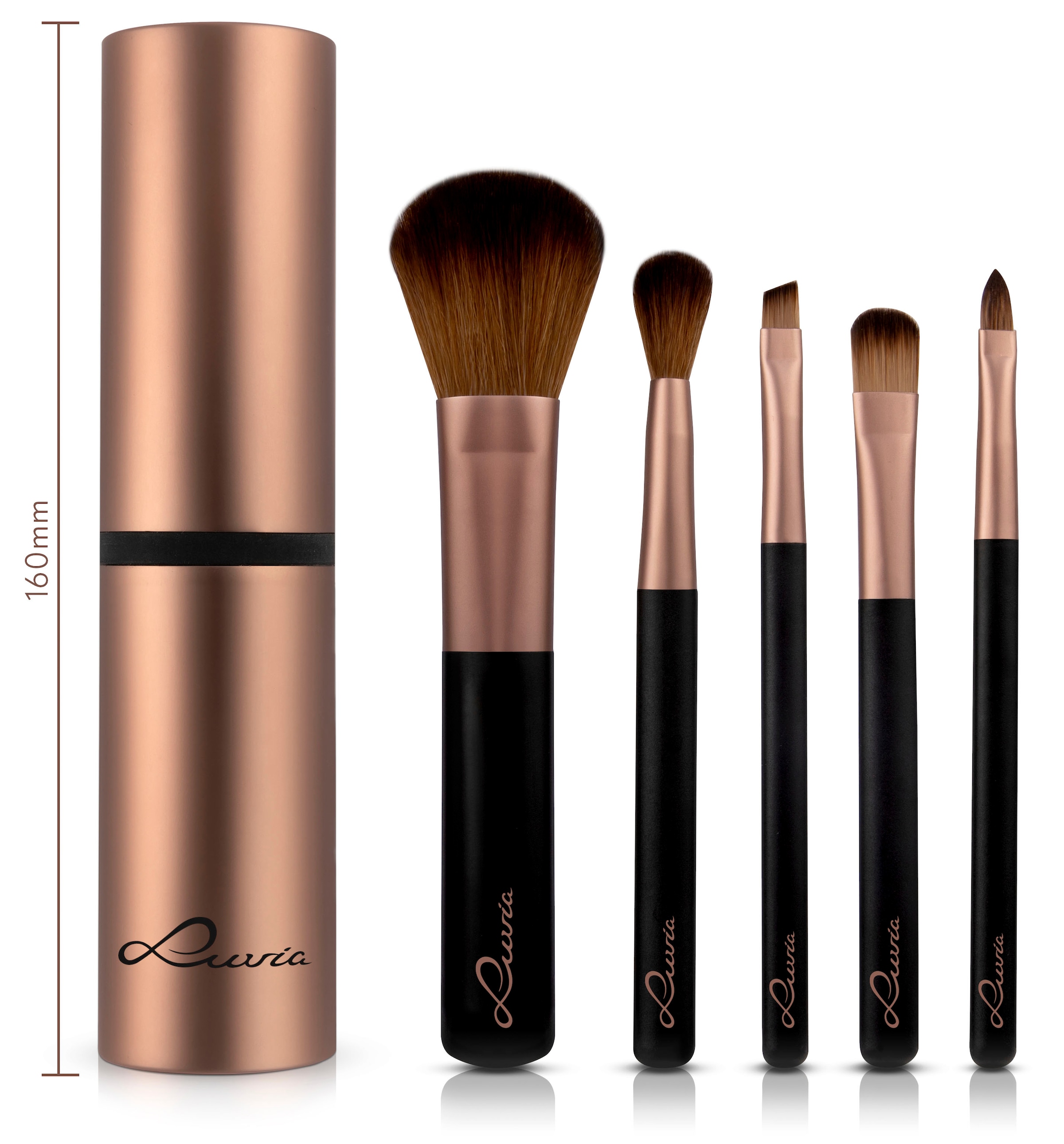 Luvia Cosmetics Kosmetikpinsel-Set »Travel Tube«, (5 tlg.) bestellen |  UNIVERSAL | Make-Up-Schwämme