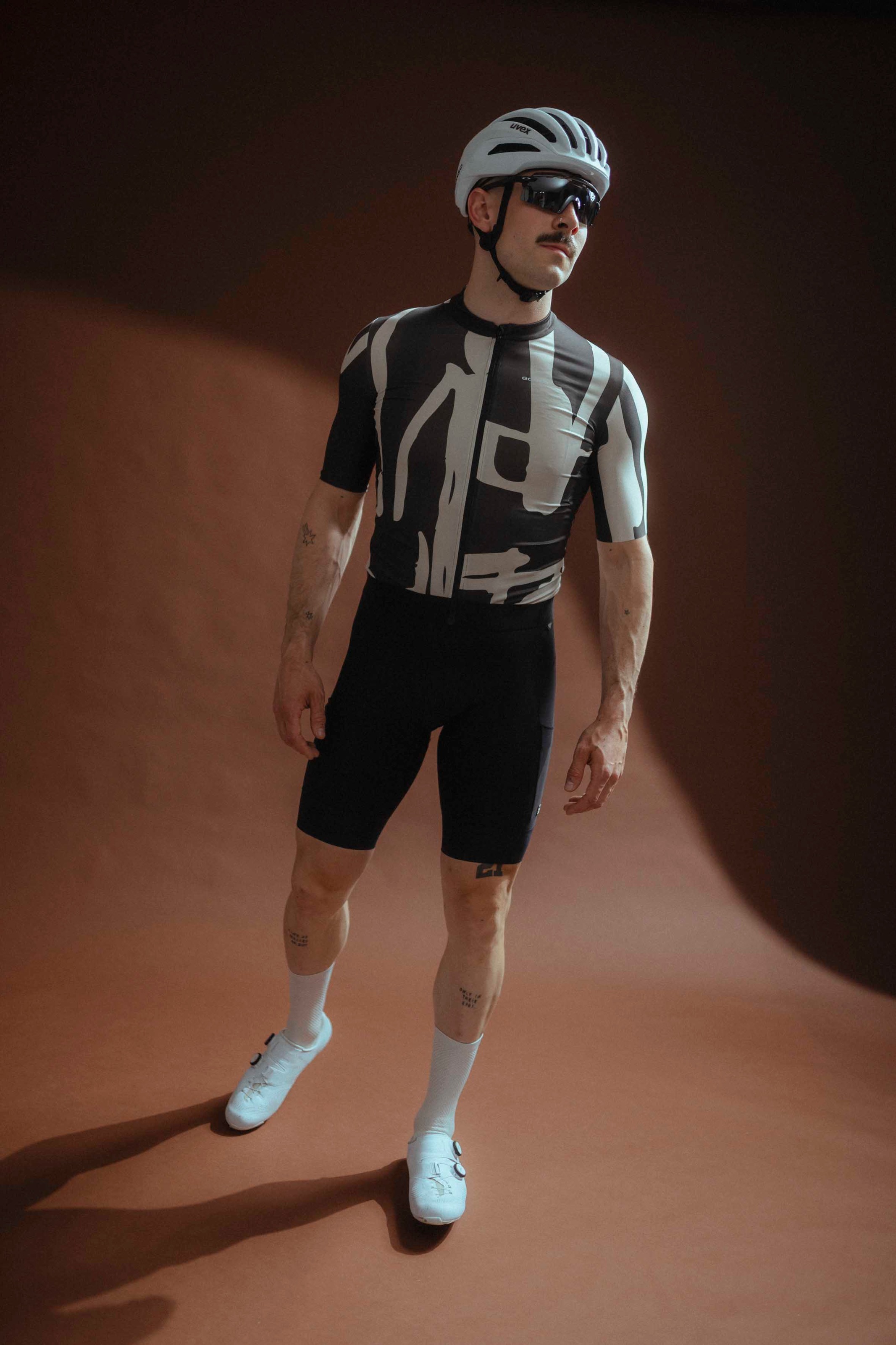 Gonso Radtrikot »Road Jersey Print M« Herren Fahrradtrikot, modernes Trikot mit 3-teiliger Rückentasche