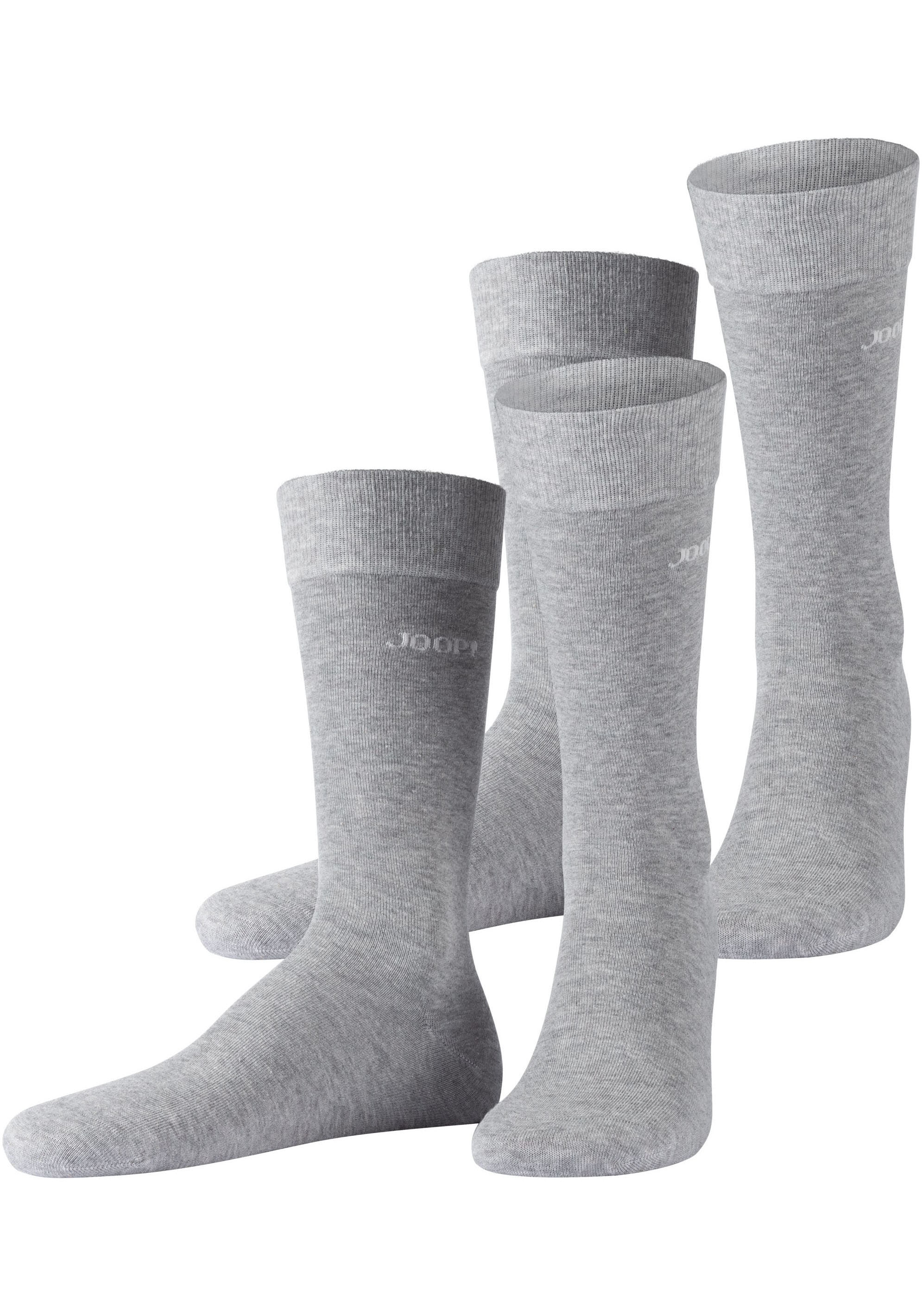 JOOP! Socken »premium essentials«, (4er Pack), Premium Essentials, verstärkte Ferse, haltbare Spitze
