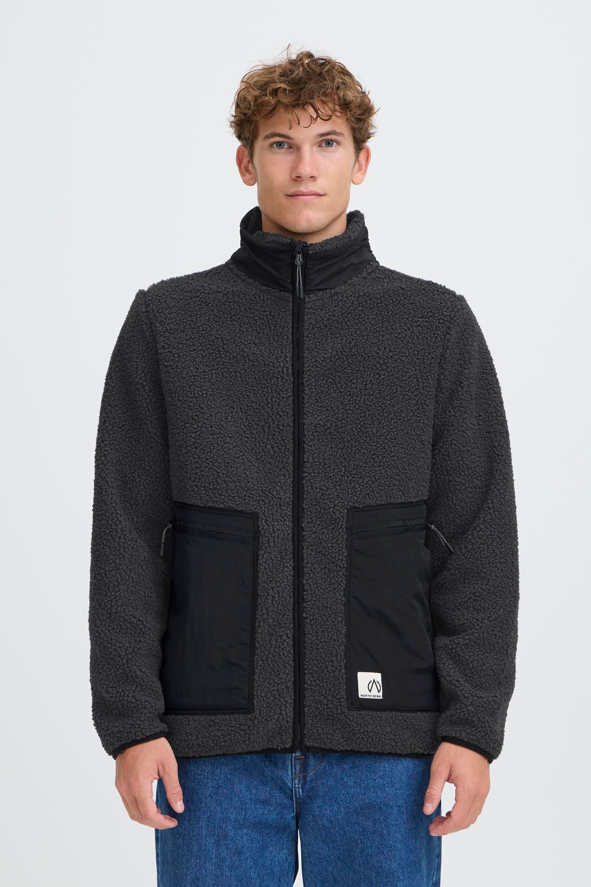 North Bend Plüschjacke »Plüschjacke NBGalonne M Teddy Jacket«