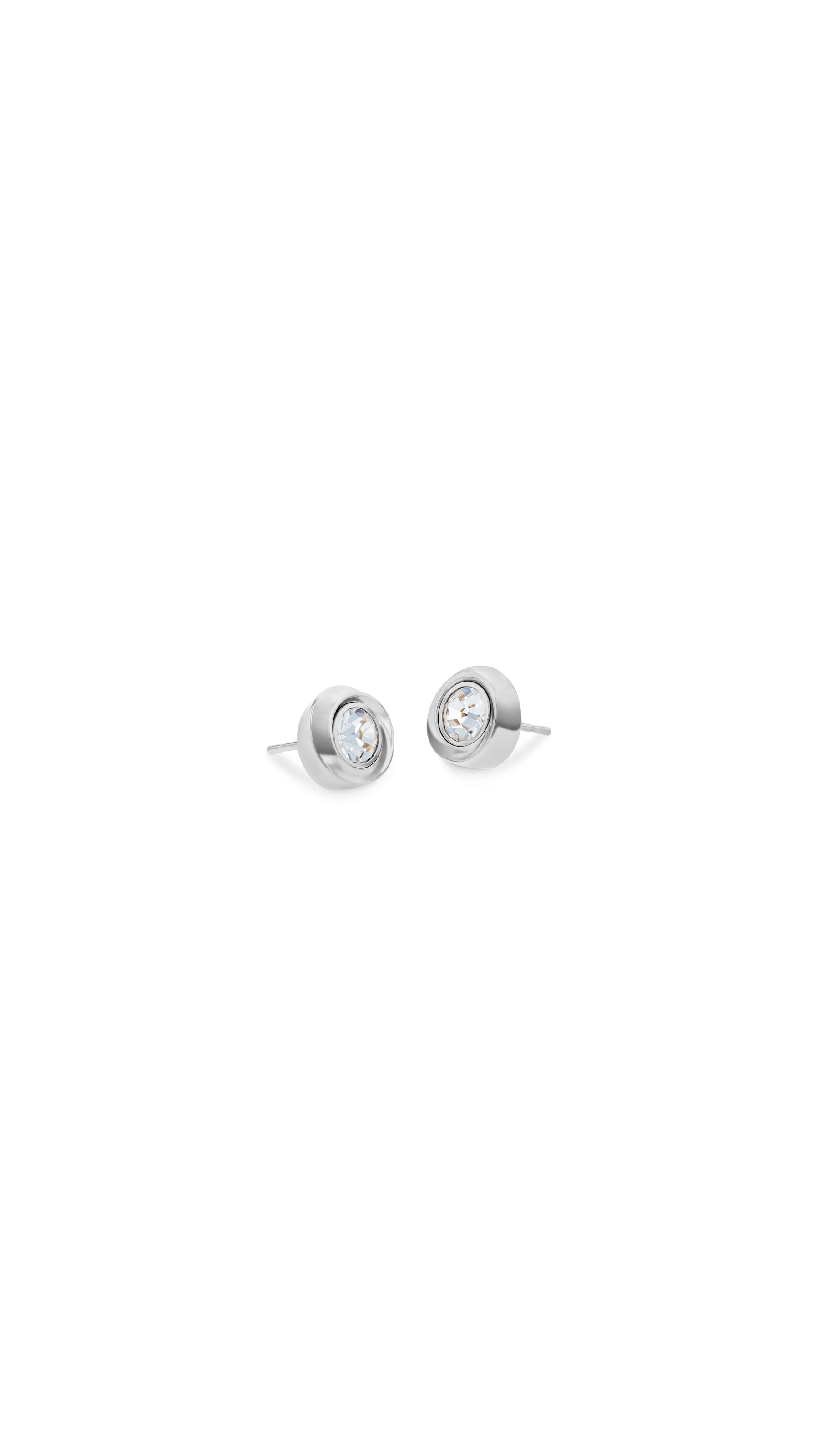 Calvin Klein Paar Ohrstecker »TWISTED BEZEL SOLITAIRE«, mit Preciosa Crystal