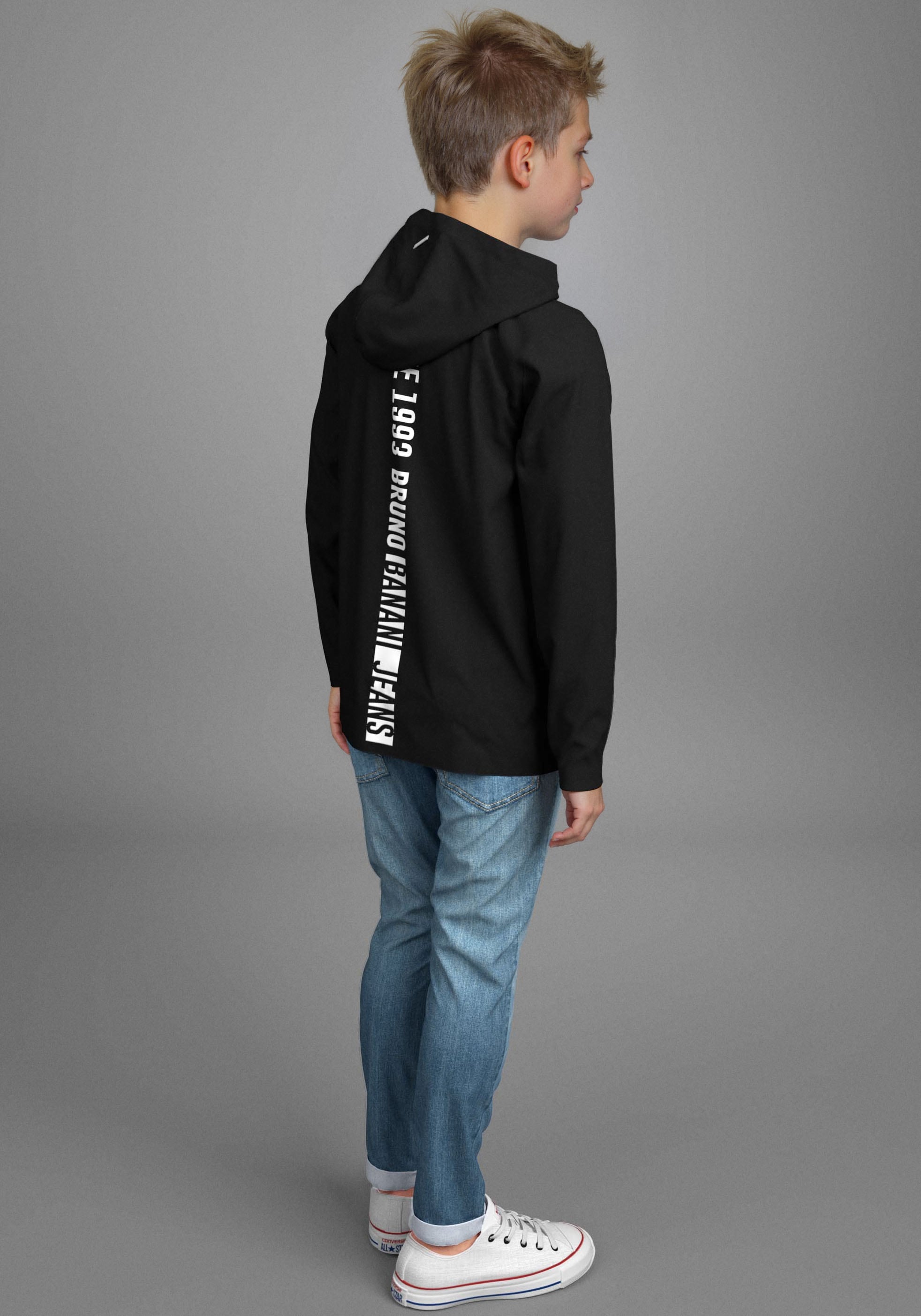 Bruno Banani Kapuzenshirt »Shirt mit RÜCKENPRINT« NEU! BRUNO BANANI für TEENS. Cooles Logoshirt