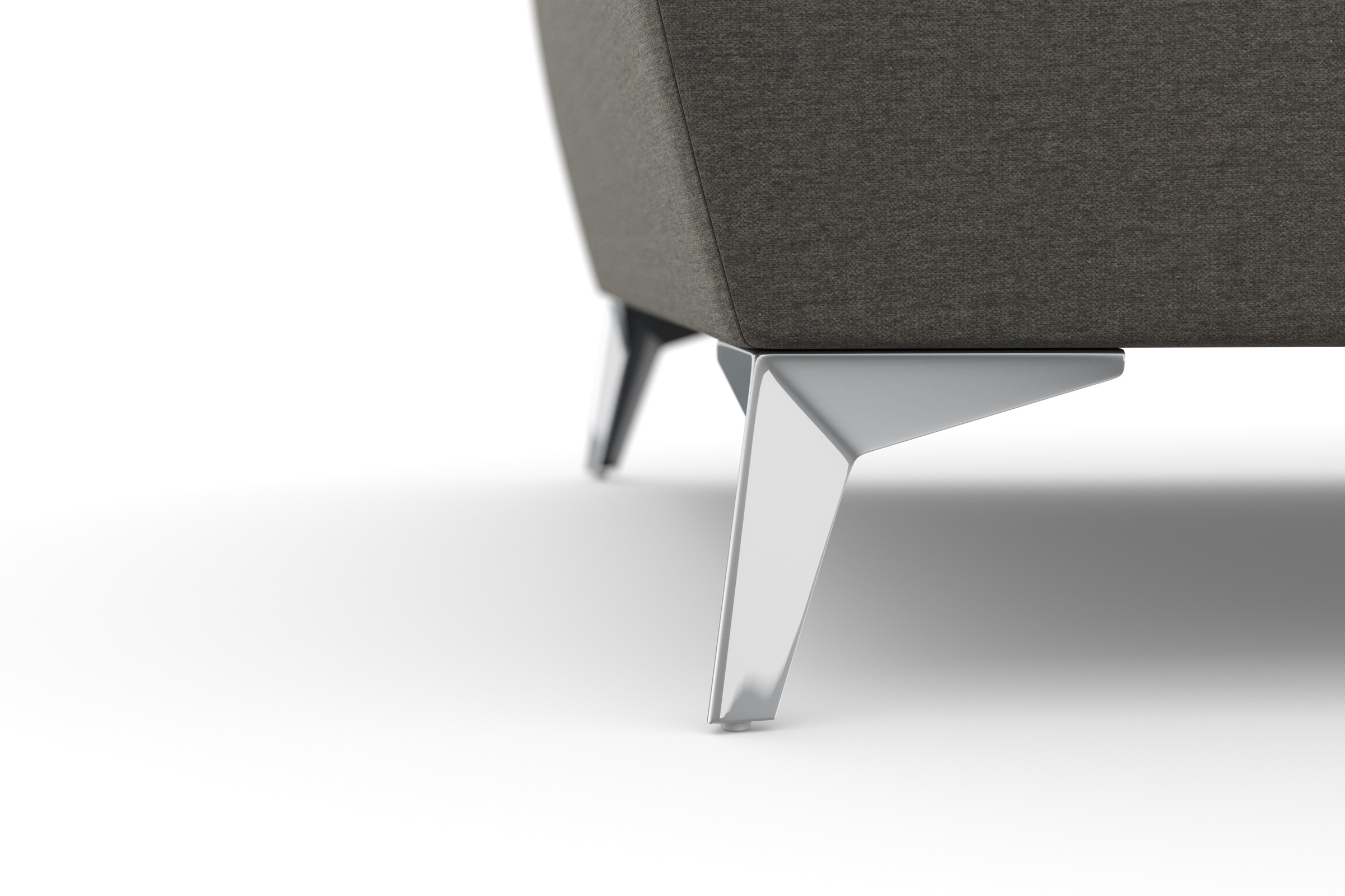 sit&more 2,5-Sitzer »Latigo«, mit hochwertigen Metallfüßen