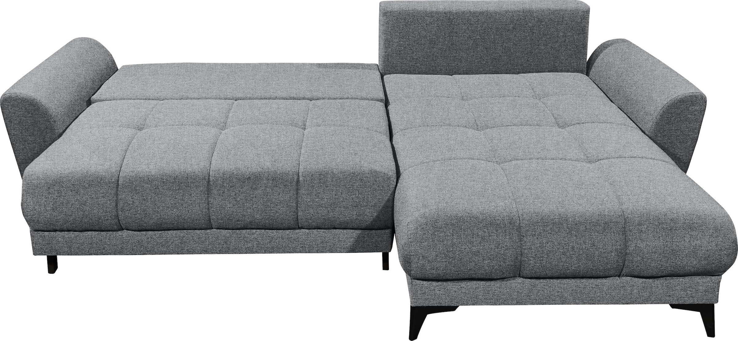 ED EXCITING DESIGN Ecksofa »Bern L-Form«, frei im Raum stellbar, mit Bettkasten, mit Schlaffunktion