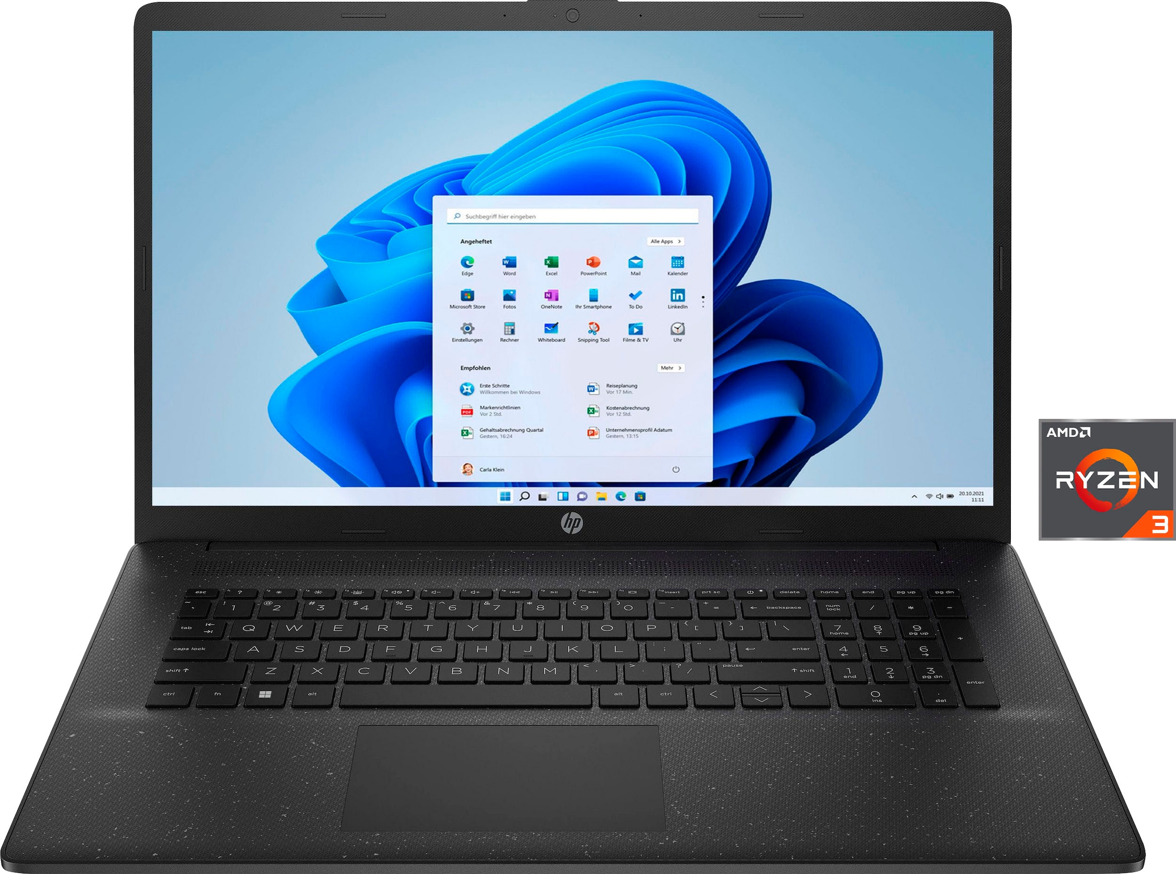 HP Notebook »17-cp2225ng«, 43,9 cm, Radeon Graphics, AMD, | Ryzen Garantie 3 / 17,3 512 XXL GB UNIVERSAL Jahre 3, ➥ Zoll, SSD
