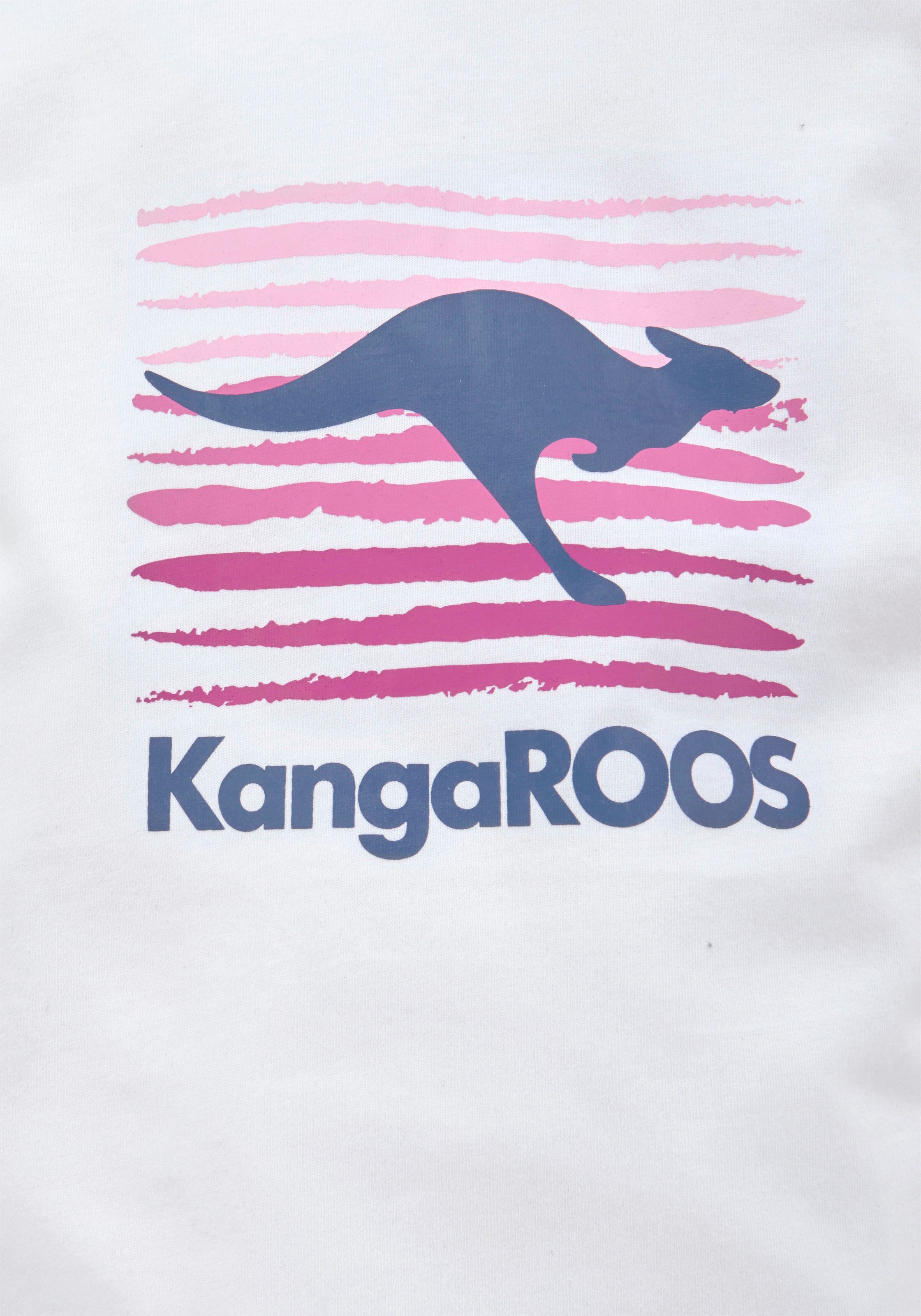 KangaROOS T-Shirt, mit großem Logodruck ♕ bei
