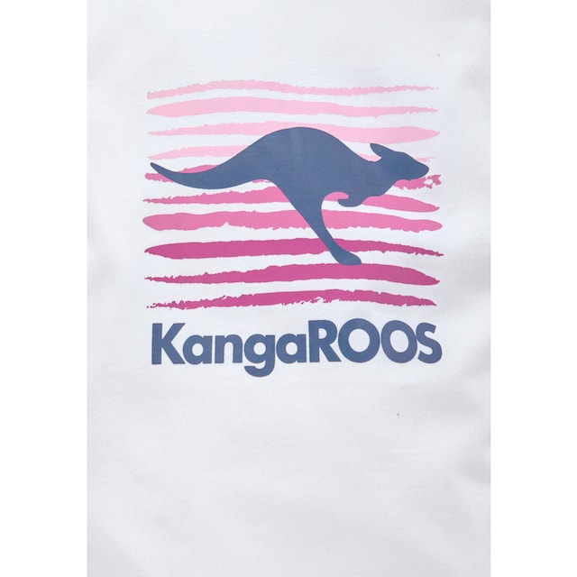 KangaROOS T-Shirt, mit großem Logodruck bei ♕