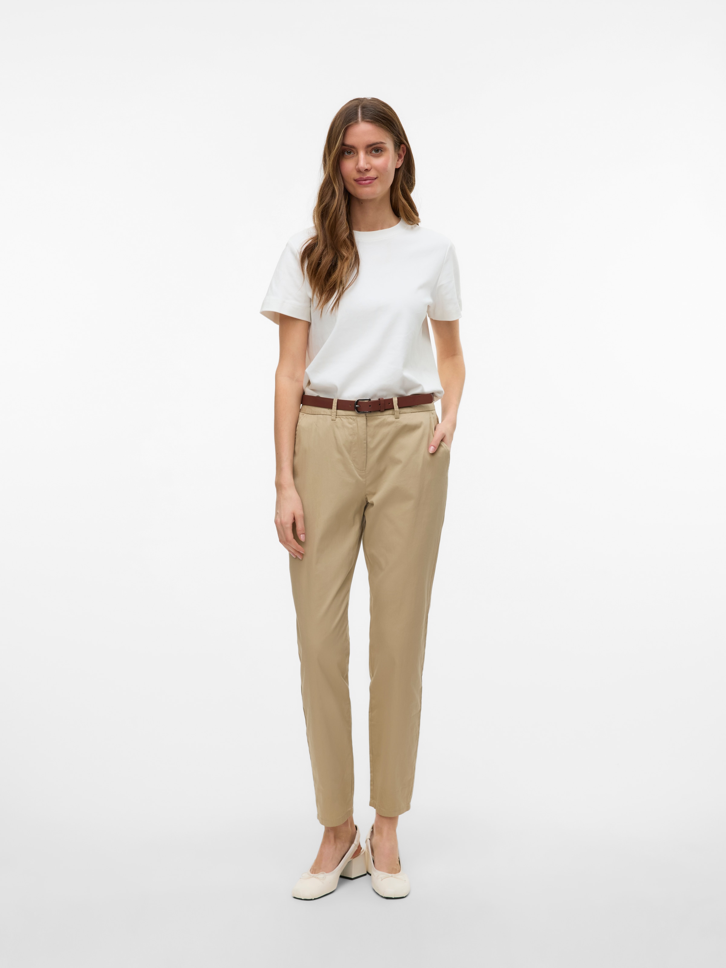 Vero Moda Chinohose »VMFEDERICA MW CHINO PANTS«