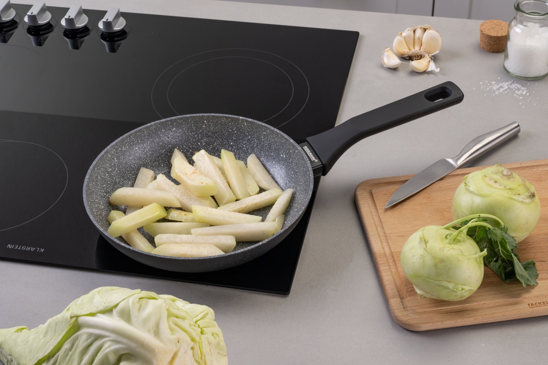 FACKELMANN Bratpfanne »Cosmo« Aluminium Set, 3 Stk. tlg. Bratpfannen-Set Cosmo Ø 20, 24, 28 cm – mit Ceramic-Beschichtung