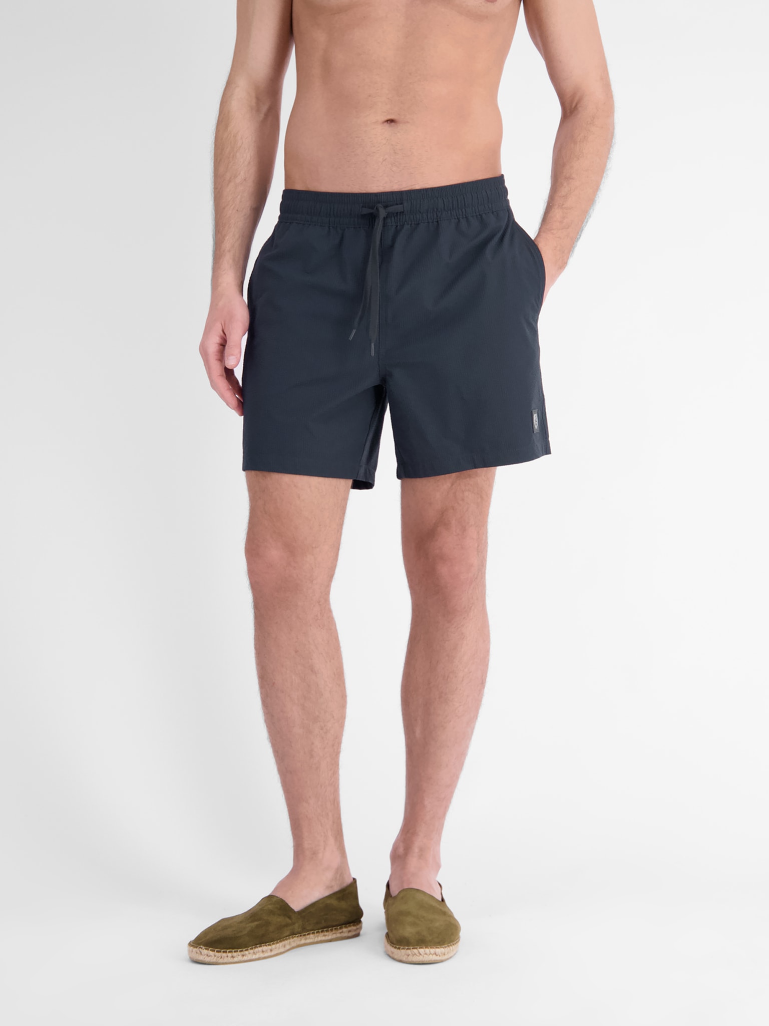 LERROS Strandshorts  aus Seersucker, mit Kordelzug