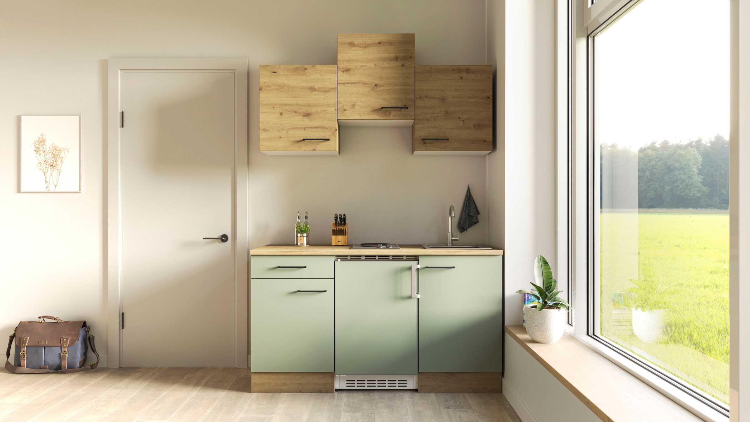 Flex-Well Küche »Cara«, mit E-Geräten, Gesamtbreite 150,5 cm, in weiten  Farben erhältlich kaufen | UNIVERSAL